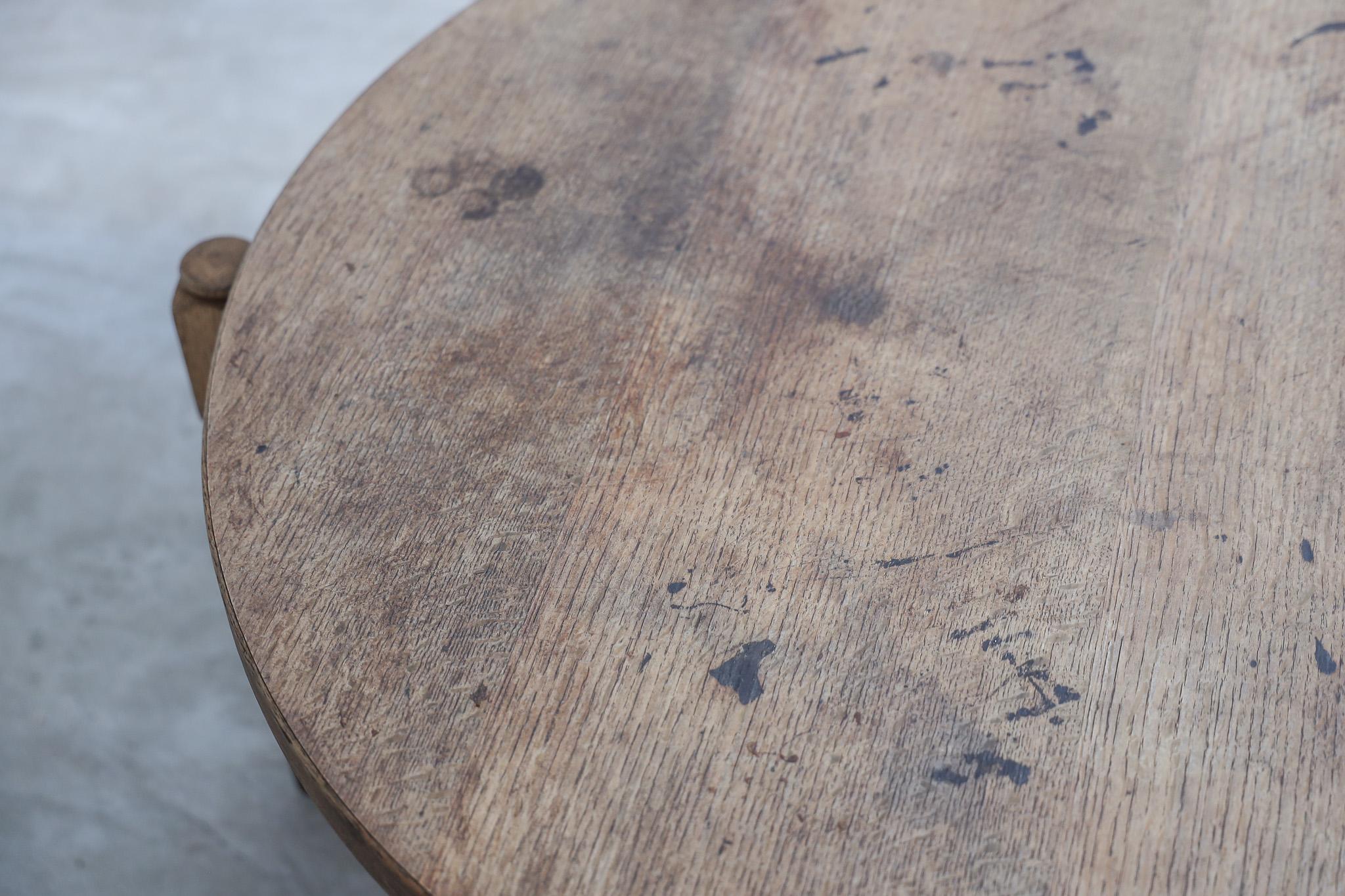 Legno Soggiorno antico giapponese  Tavolo basso, Wabi Sabi in vendita
