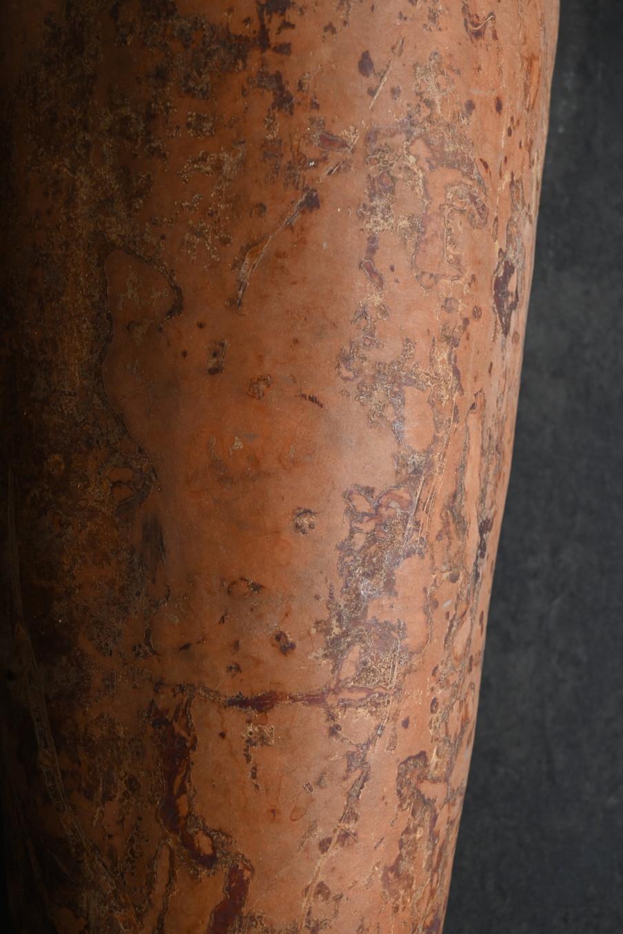 Jarrón japonés antiguo de flores de calabaza larga/1868-1920/objeto colgante de pared en venta 8