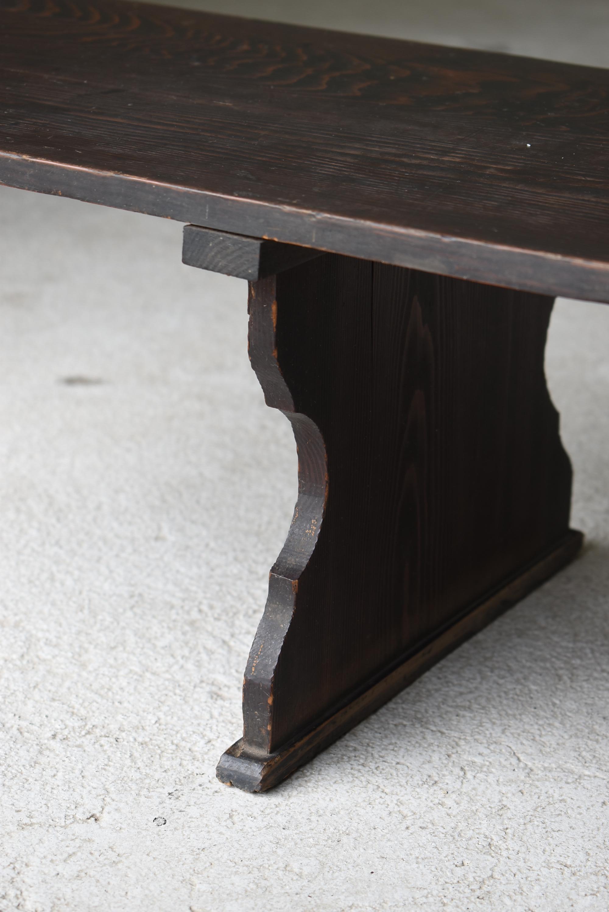 Japanese Antique Long Low Table 1860s-1920s / Sofa Table Wabi Sabi 3