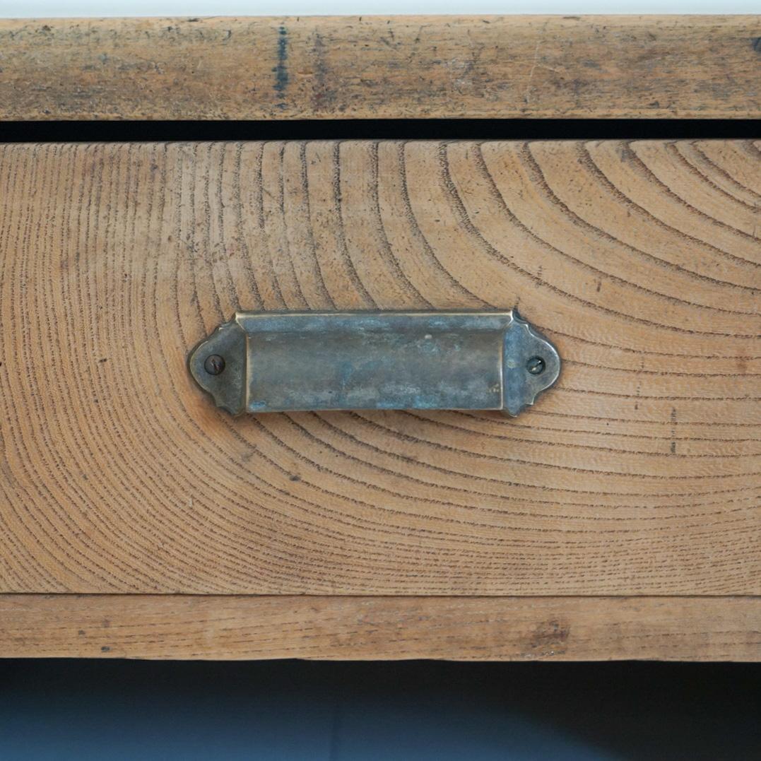 Wood Japanese antique Low board 1937 Cutting table Solid wood Wabi-Sabi 