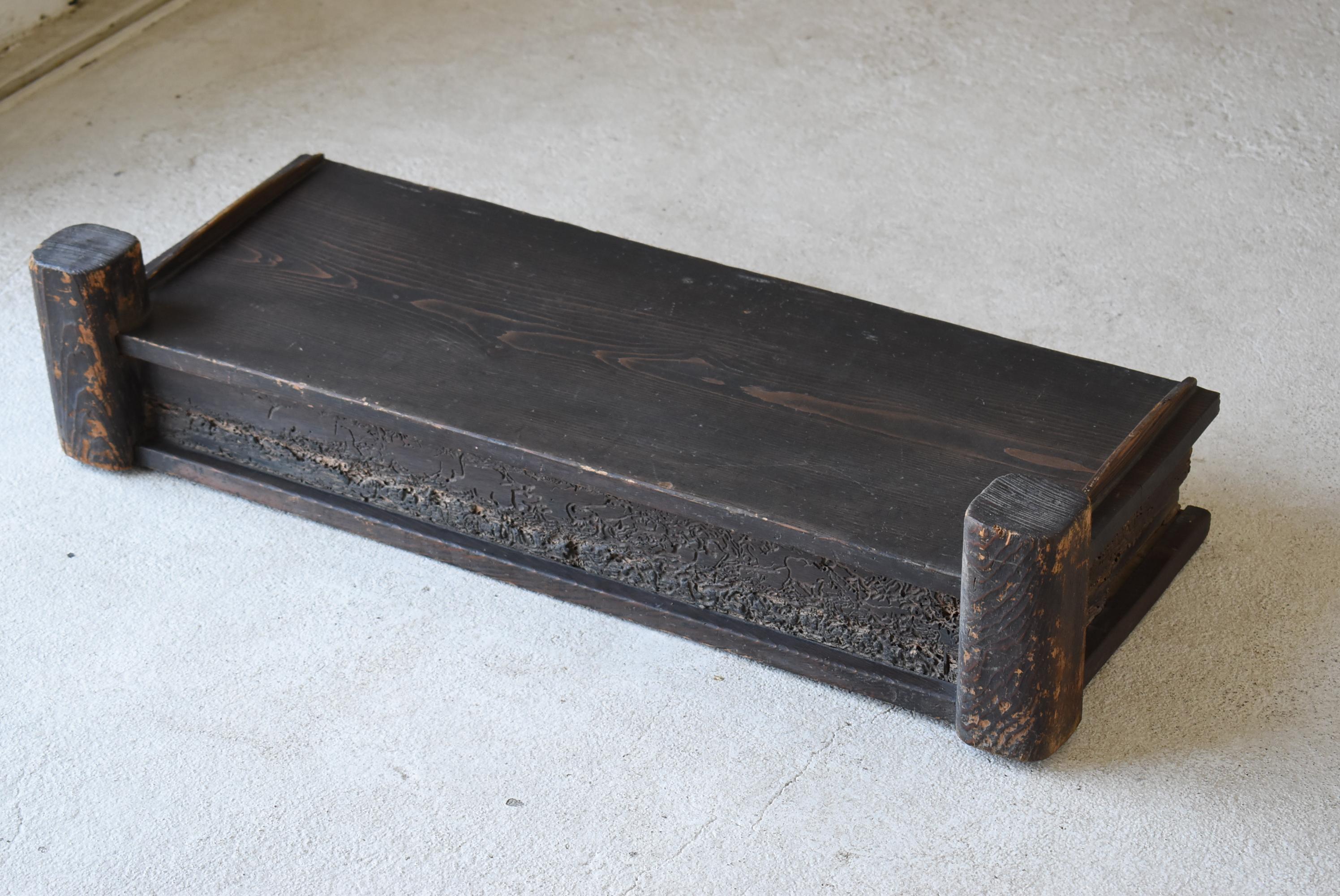Japanese Antique Low Table 1860s-1900s / Exhibition Table Mingei Wabi-Sabi In Good Condition In Sammu-shi, Chiba