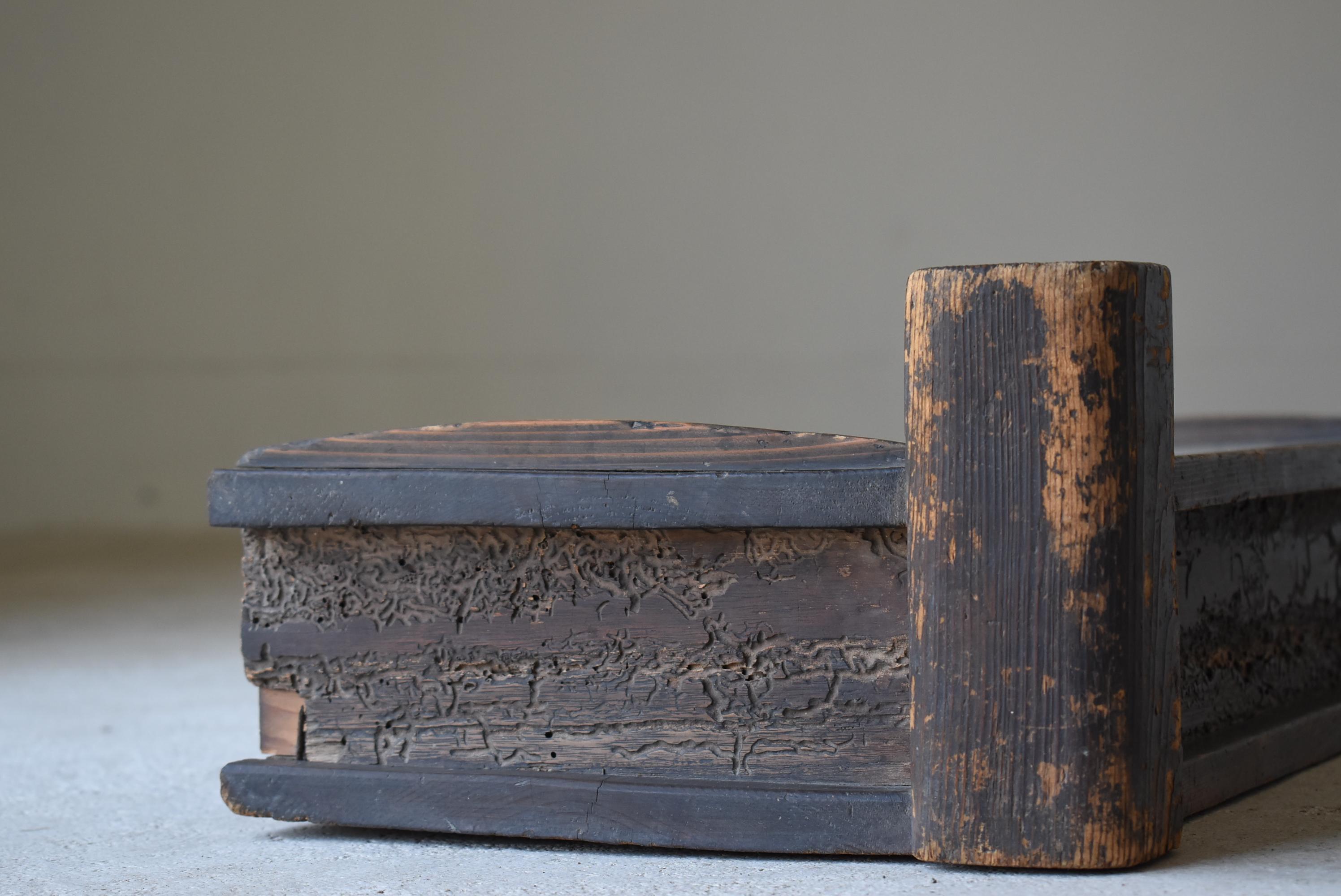 Japanese Antique Low Table 1860s-1900s / Exhibition Table Mingei Wabi-Sabi 3