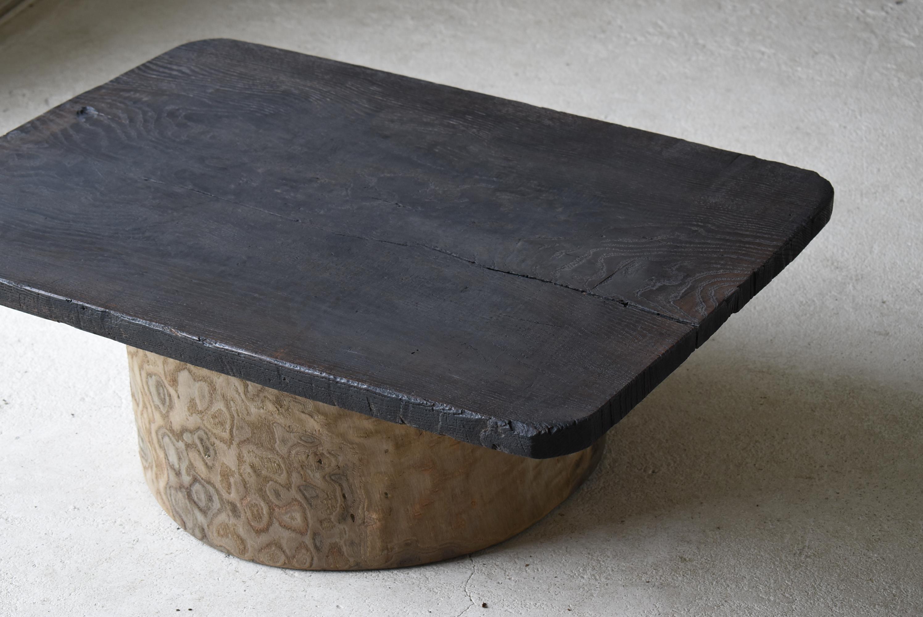 Japanese Antique Low Table 1860s-1900s / Mingei Wabi Sabi Coffee Table In Good Condition In Sammu-shi, Chiba