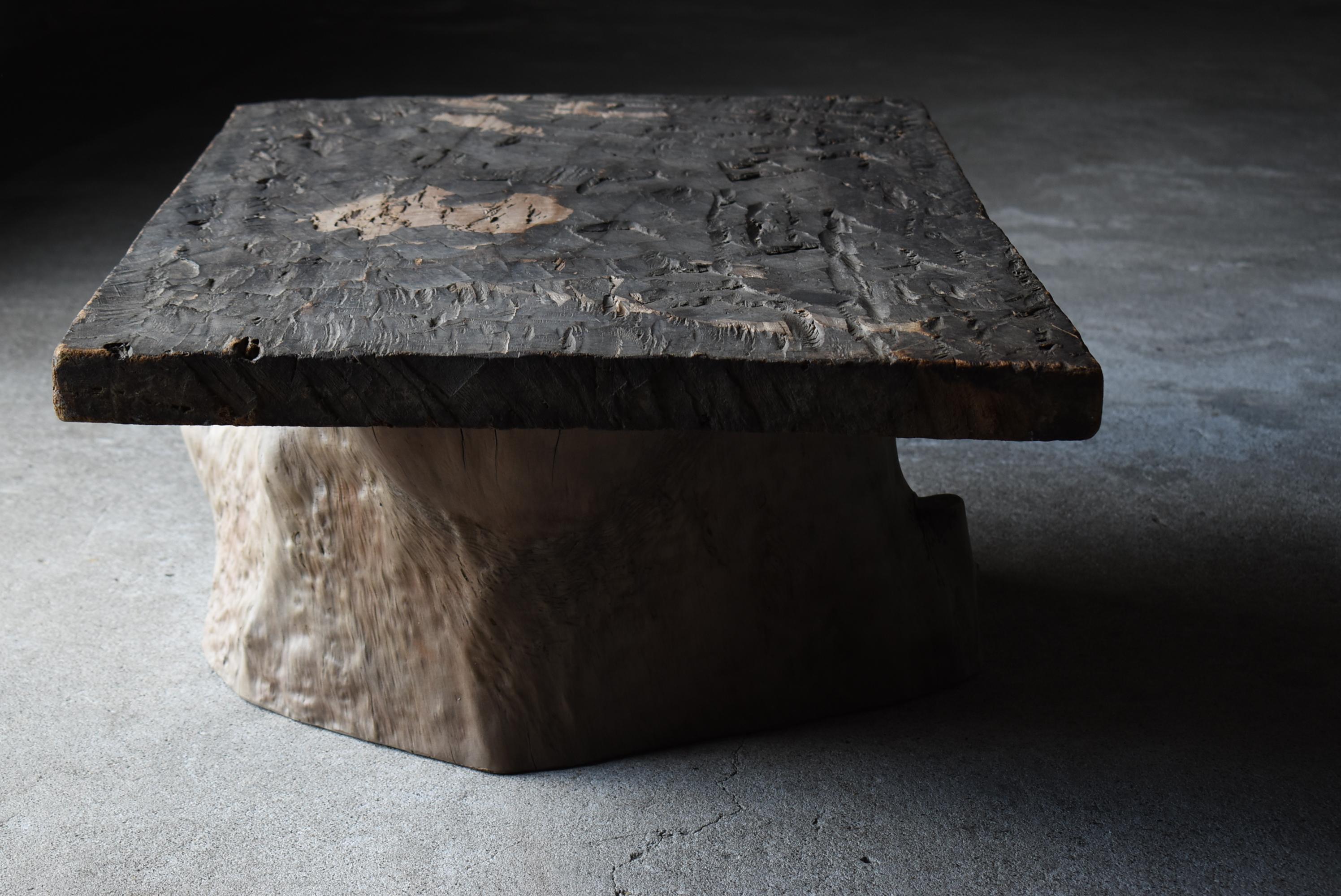 Table basse ancienne japonaise 1860s-1900s / Side Table Sofa Table Wabisabi 5