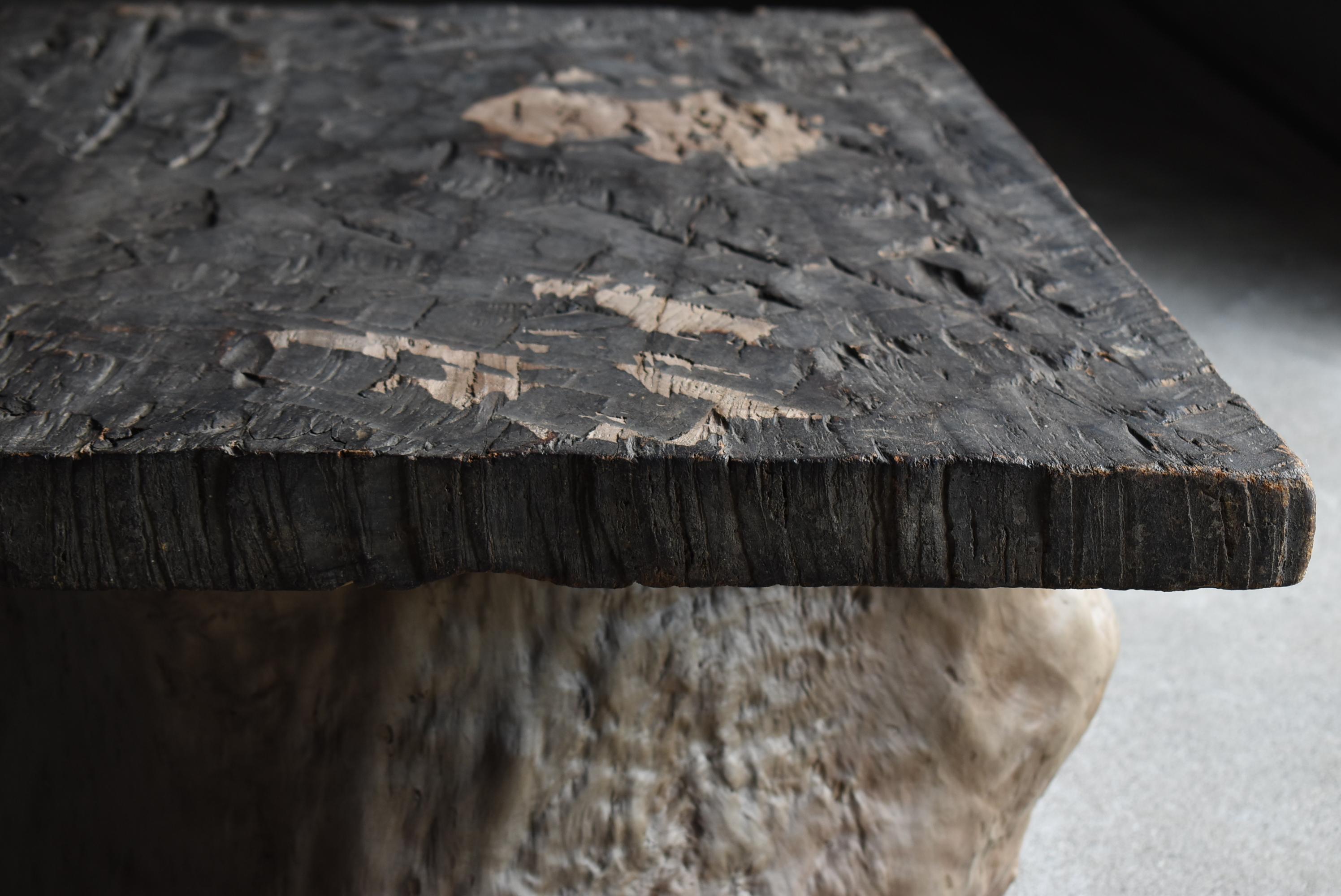 Table basse ancienne japonaise 1860s-1900s / Side Table Sofa Table Wabisabi 9