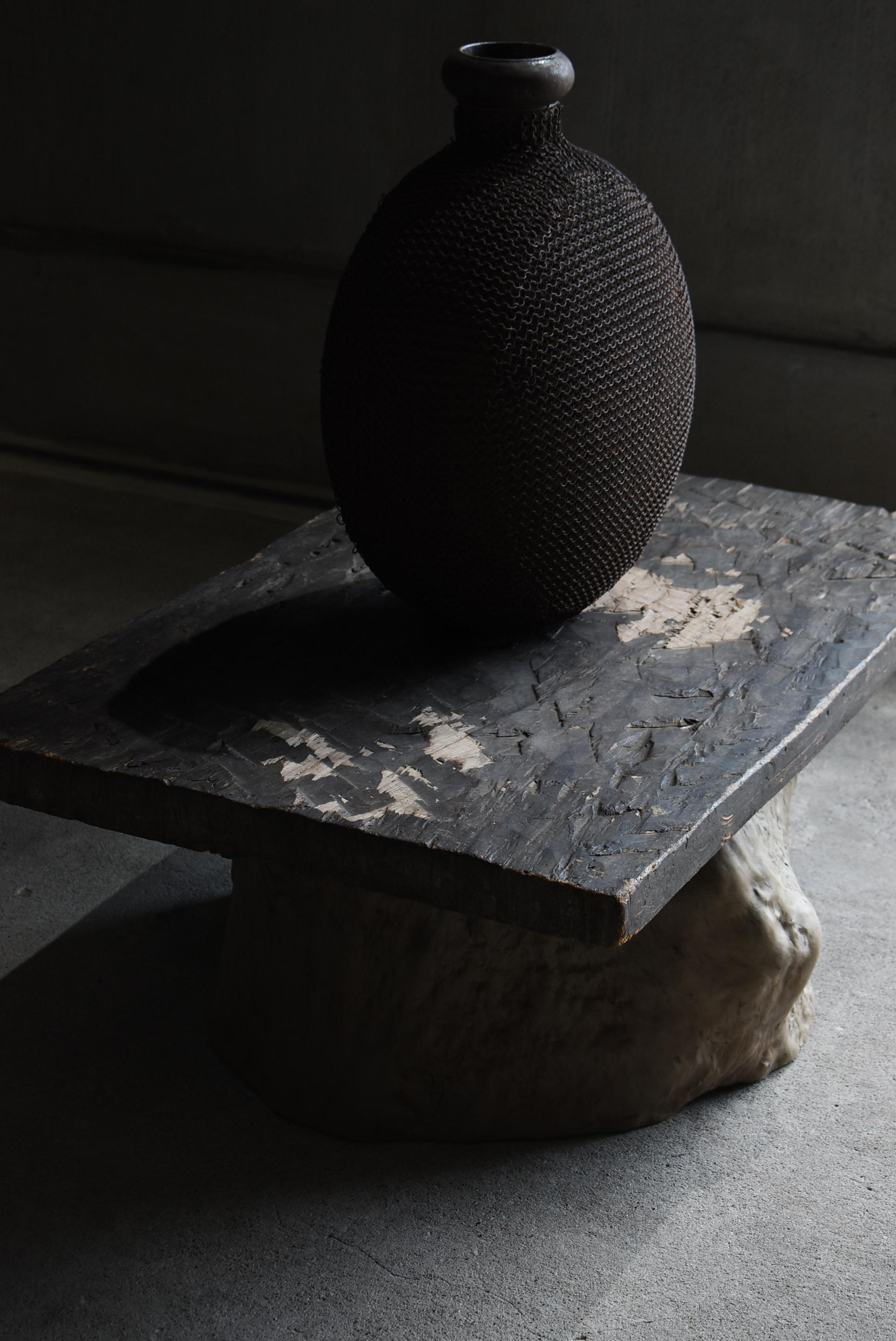 Table basse ancienne japonaise 1860s-1900s / Side Table Sofa Table Wabisabi 12