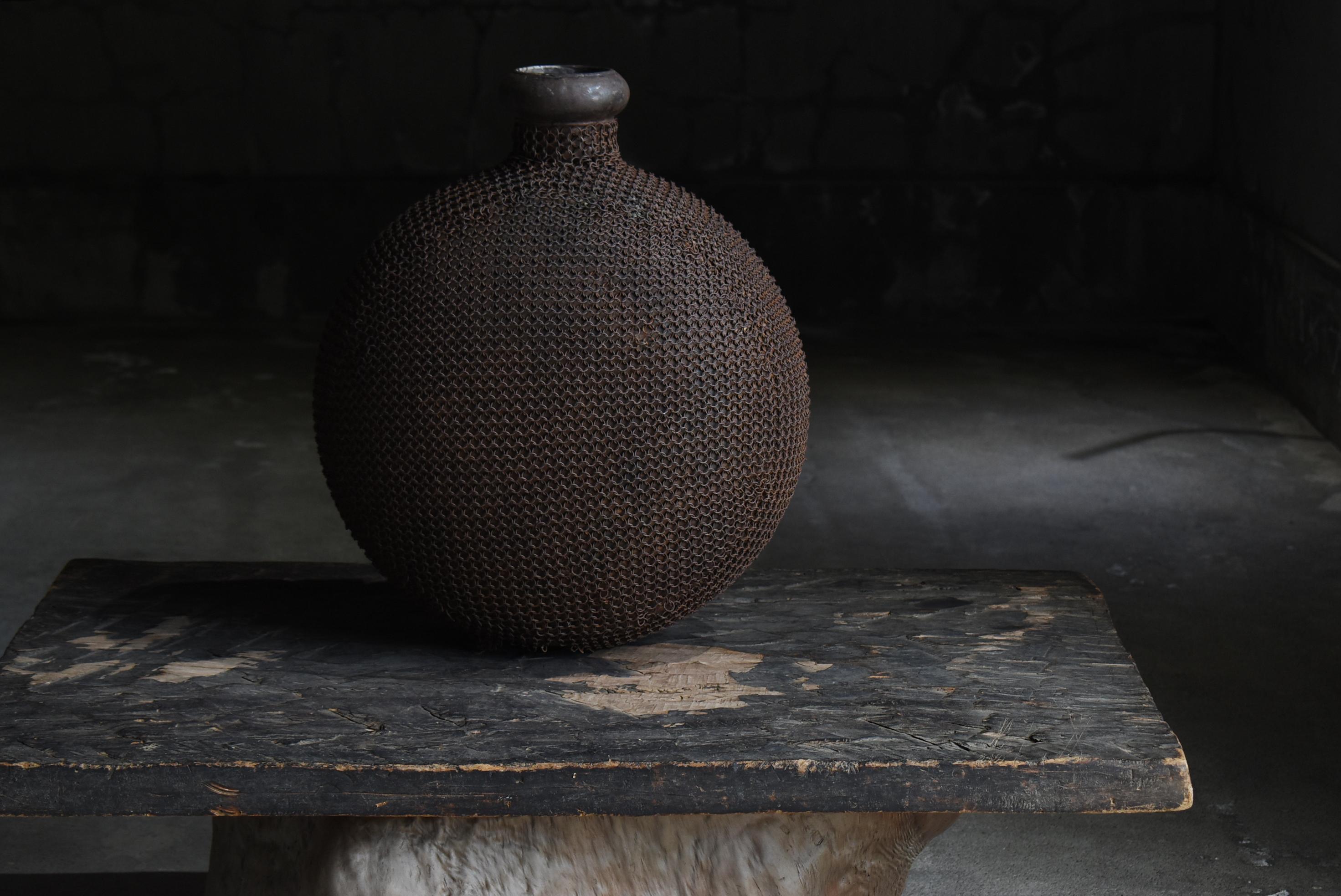 Primitif Table basse ancienne japonaise 1860s-1900s / Side Table Sofa Table Wabisabi