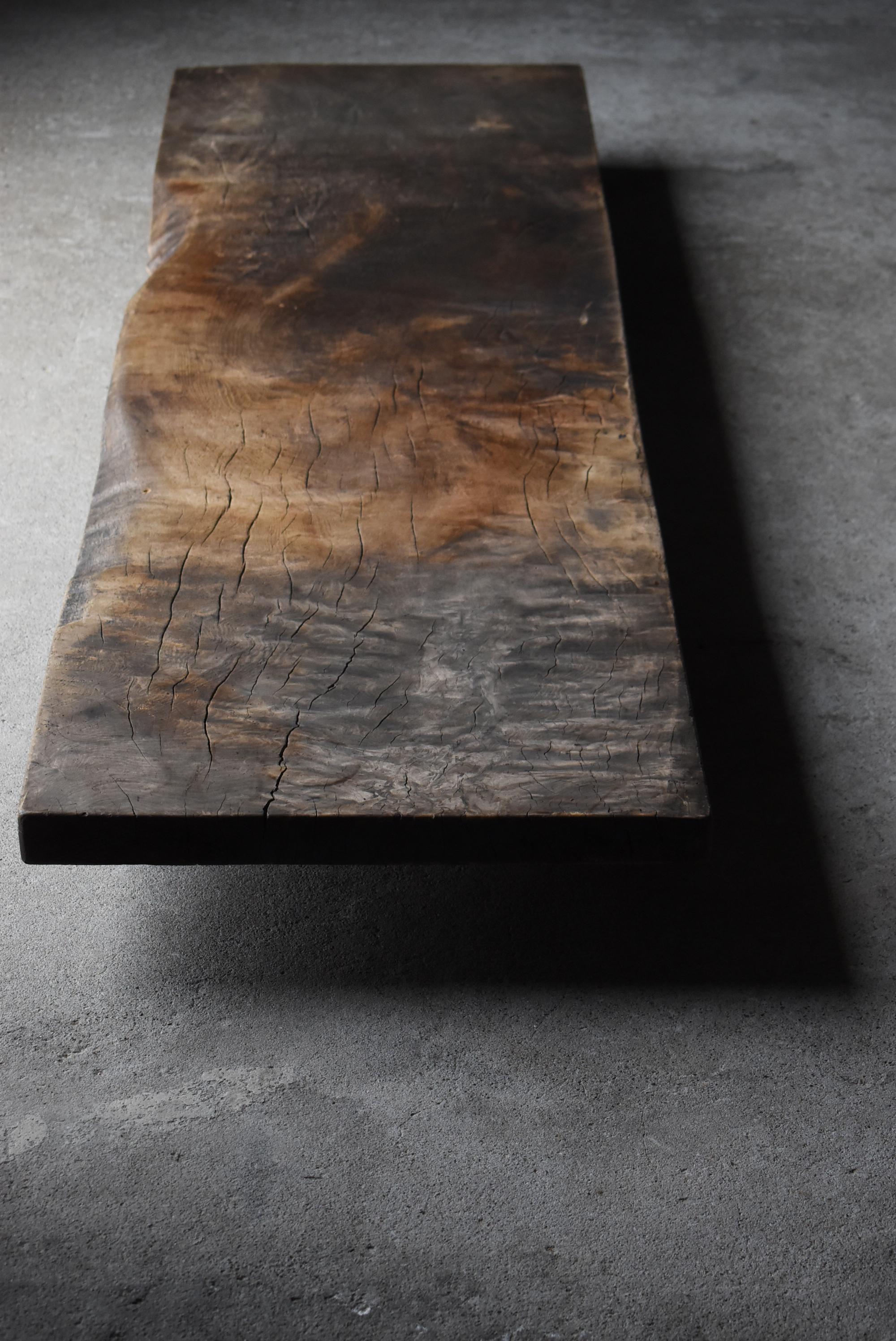 Japanese Antique Low Table 1860s-1900s / Sofa Table Side Table Wabi-Sabi For Sale 4