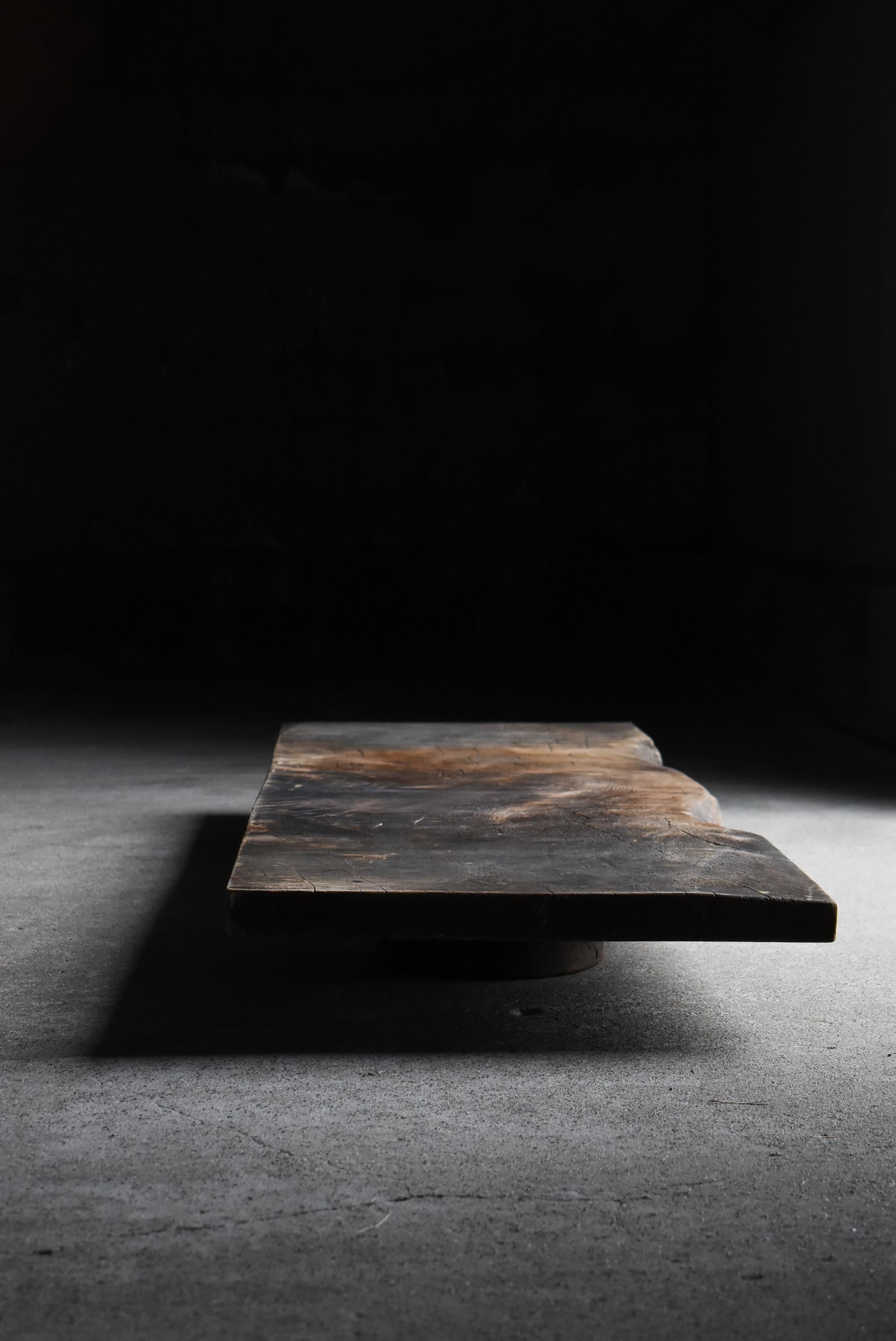 Japanese Antique Low Table 1860s-1900s / Sofa Table Side Table Wabi-Sabi For Sale 6