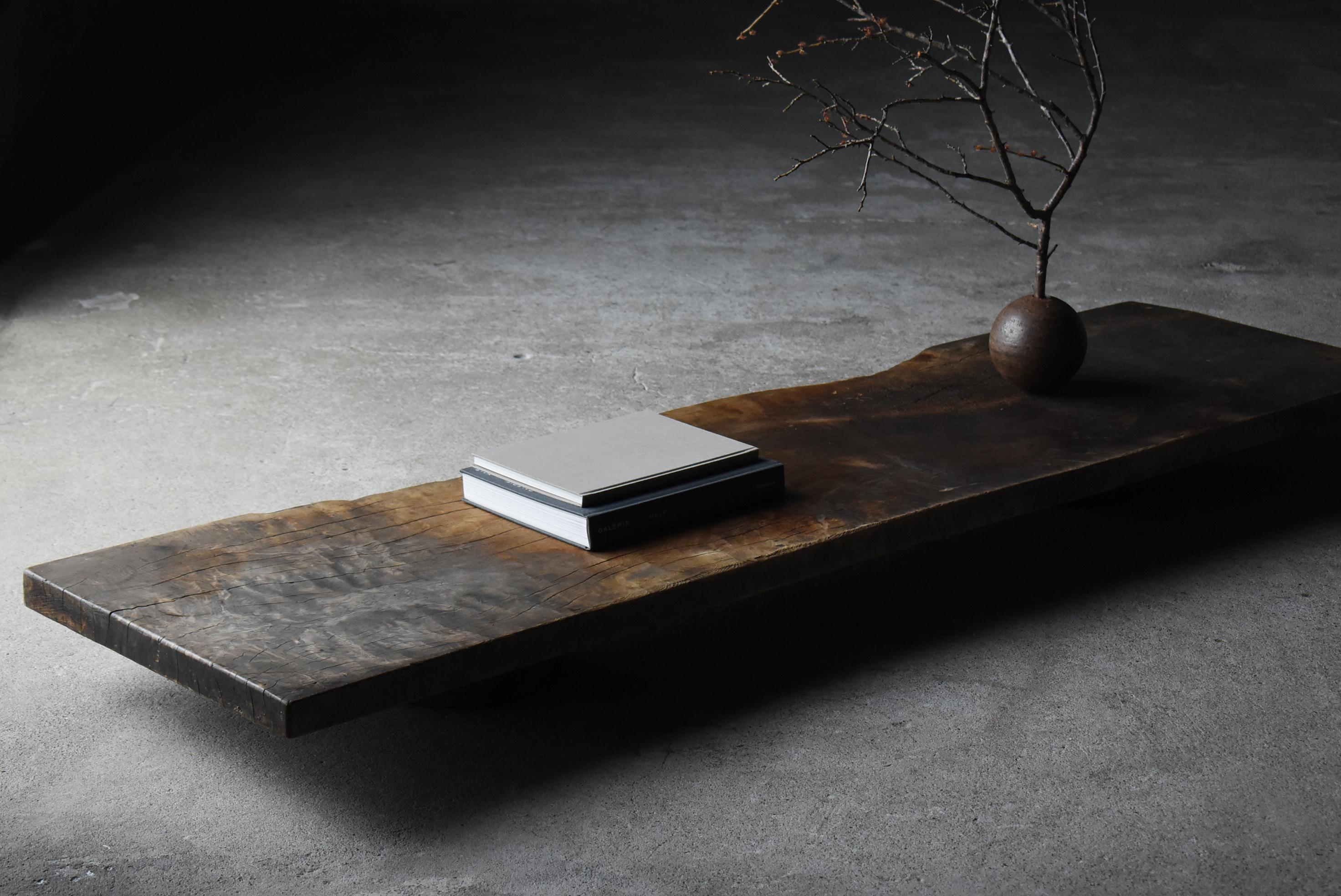 Japanese Antique Low Table 1860s-1900s / Sofa Table Side Table Wabi-Sabi For Sale 8