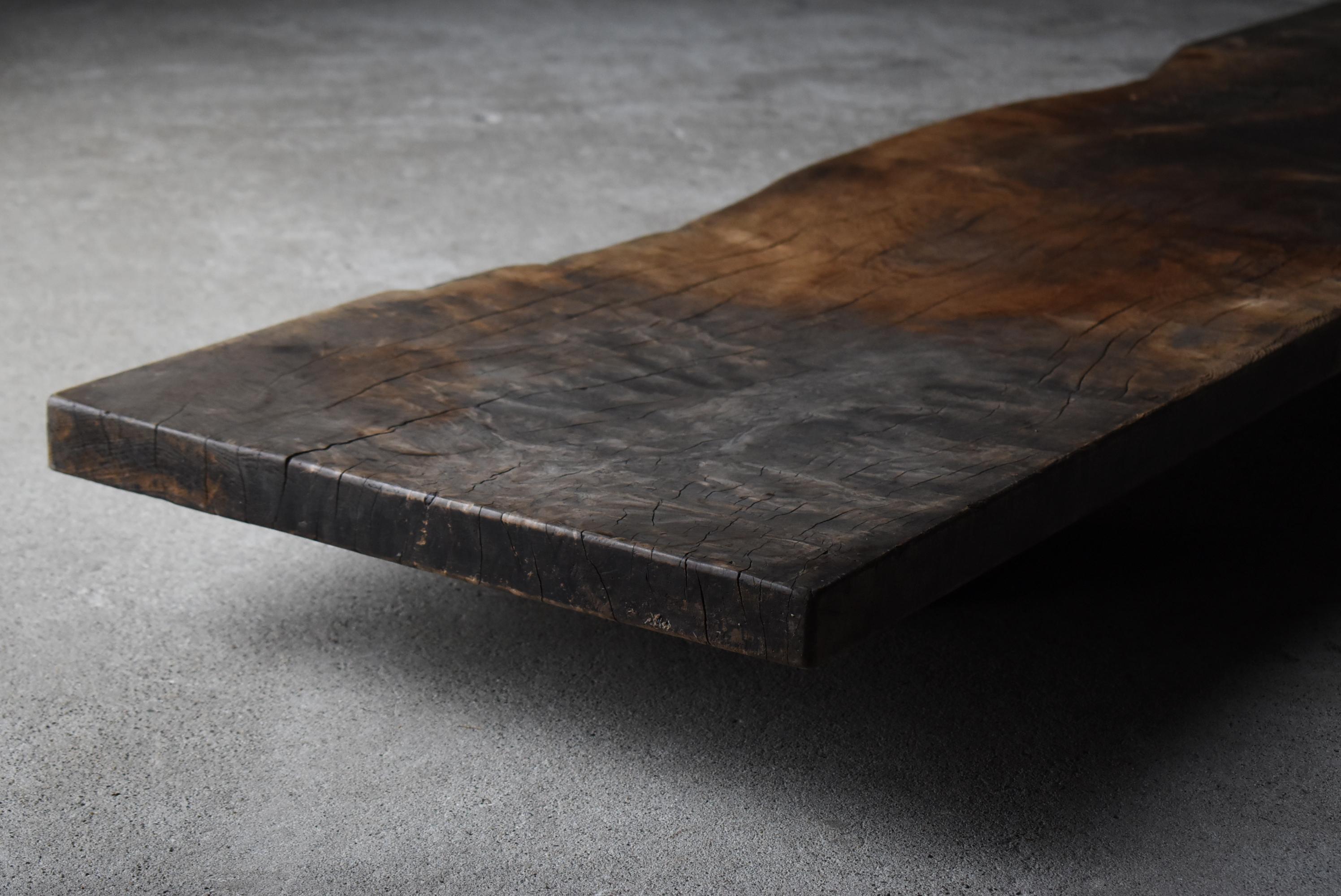 Japanese Antique Low Table 1860s-1900s / Sofa Table Side Table Wabi-Sabi In Good Condition For Sale In Chōsei District Nagara, JP