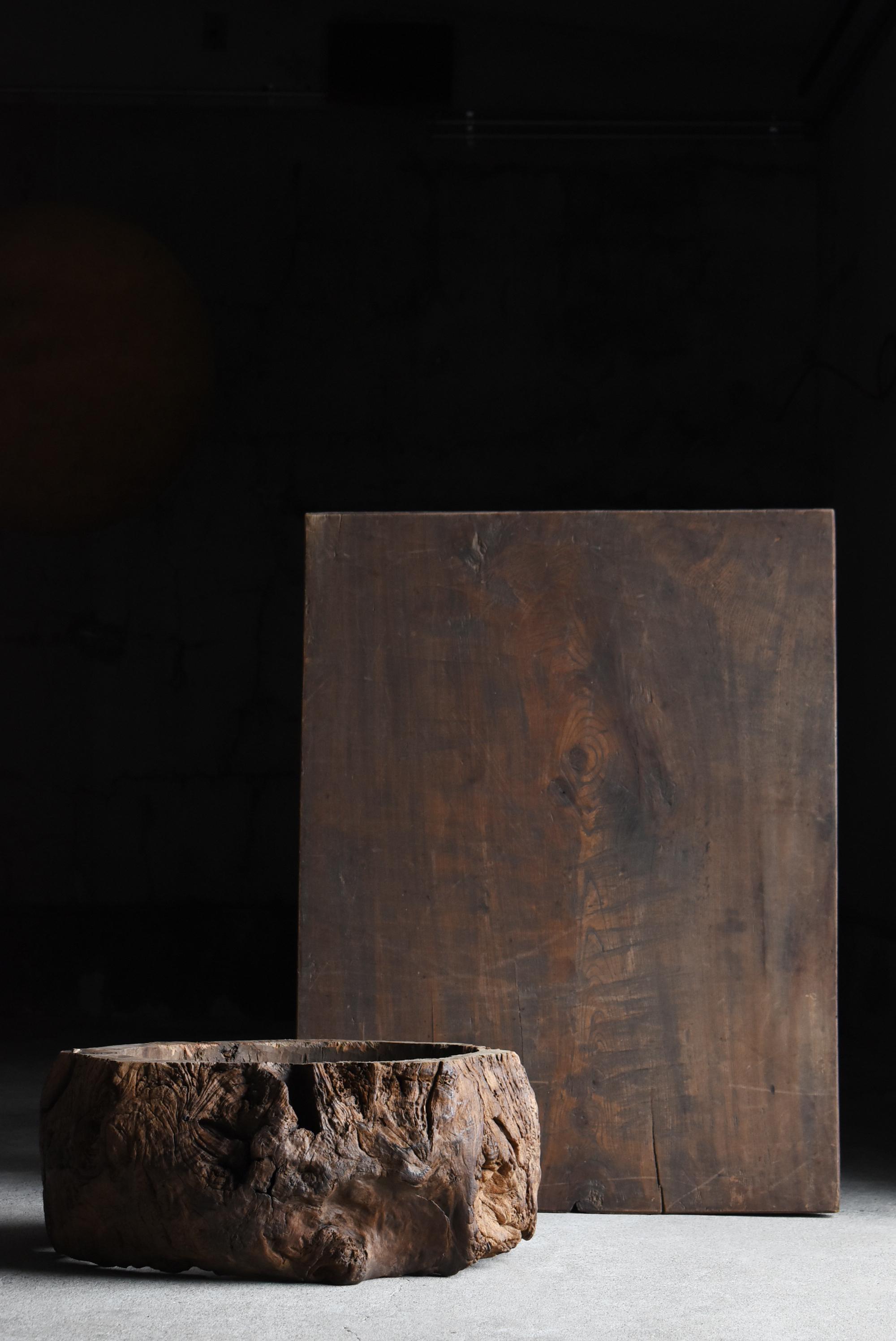 Japanese Antique Low Table 1860s-1920s / Primitive Sofa Table Wabi Sabi For Sale 3