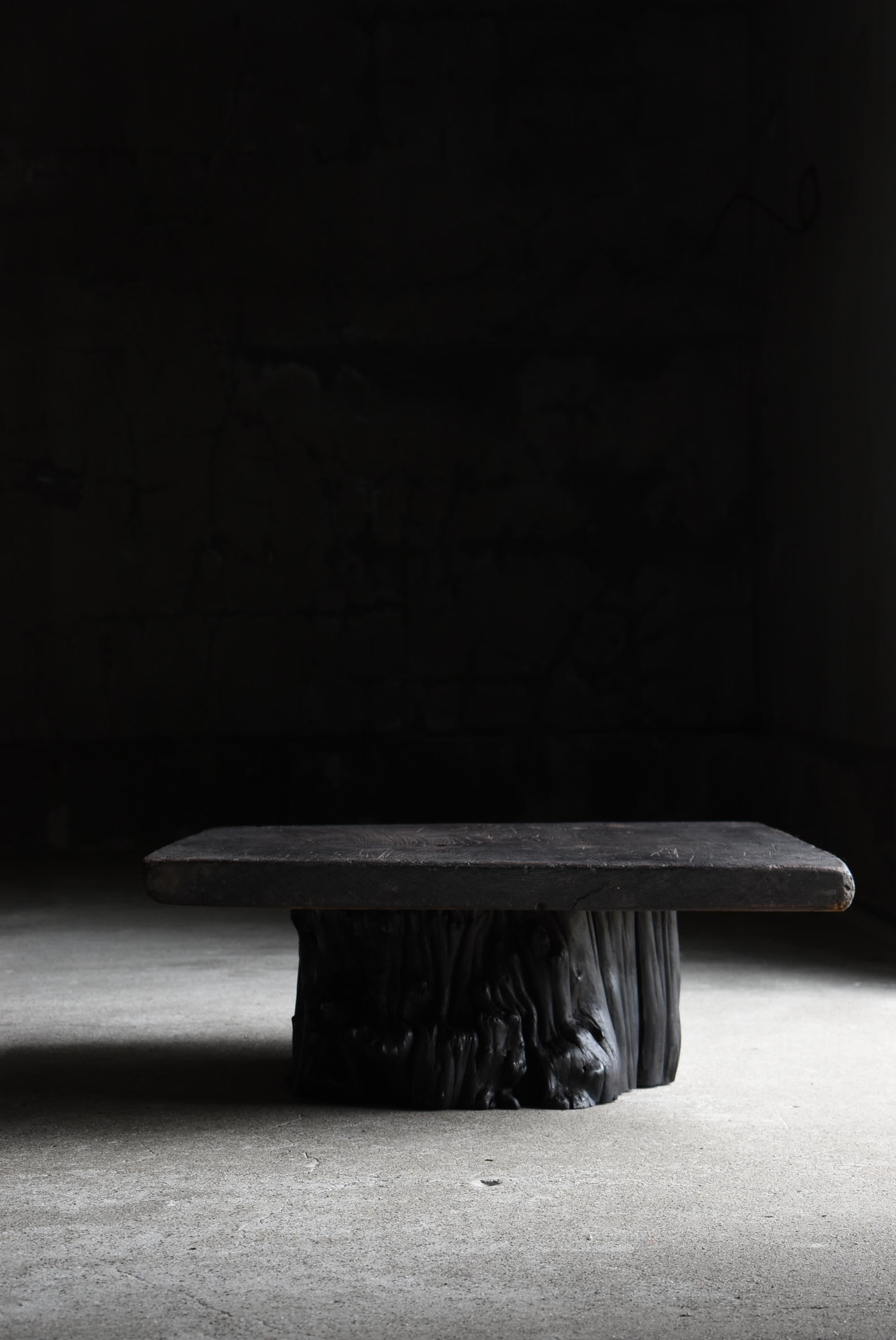 Japanese Antique Low Table 1860s-1920s / Sofa Table Side Table Wabi Sabi en venta 2