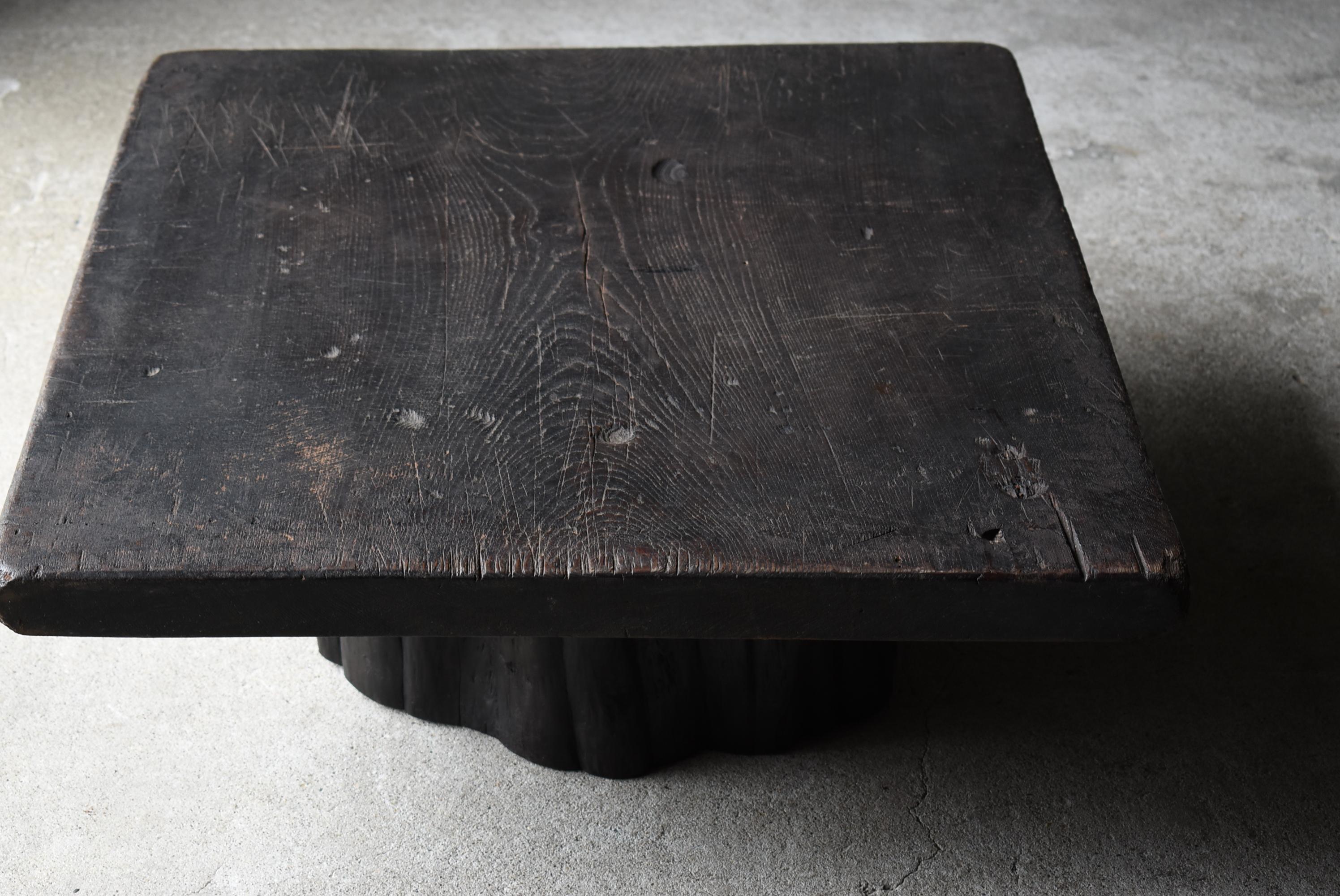 Japanese Antique Low Table 1860s-1920s / Sofa Table Side Table Wabi Sabi siglo XX en venta