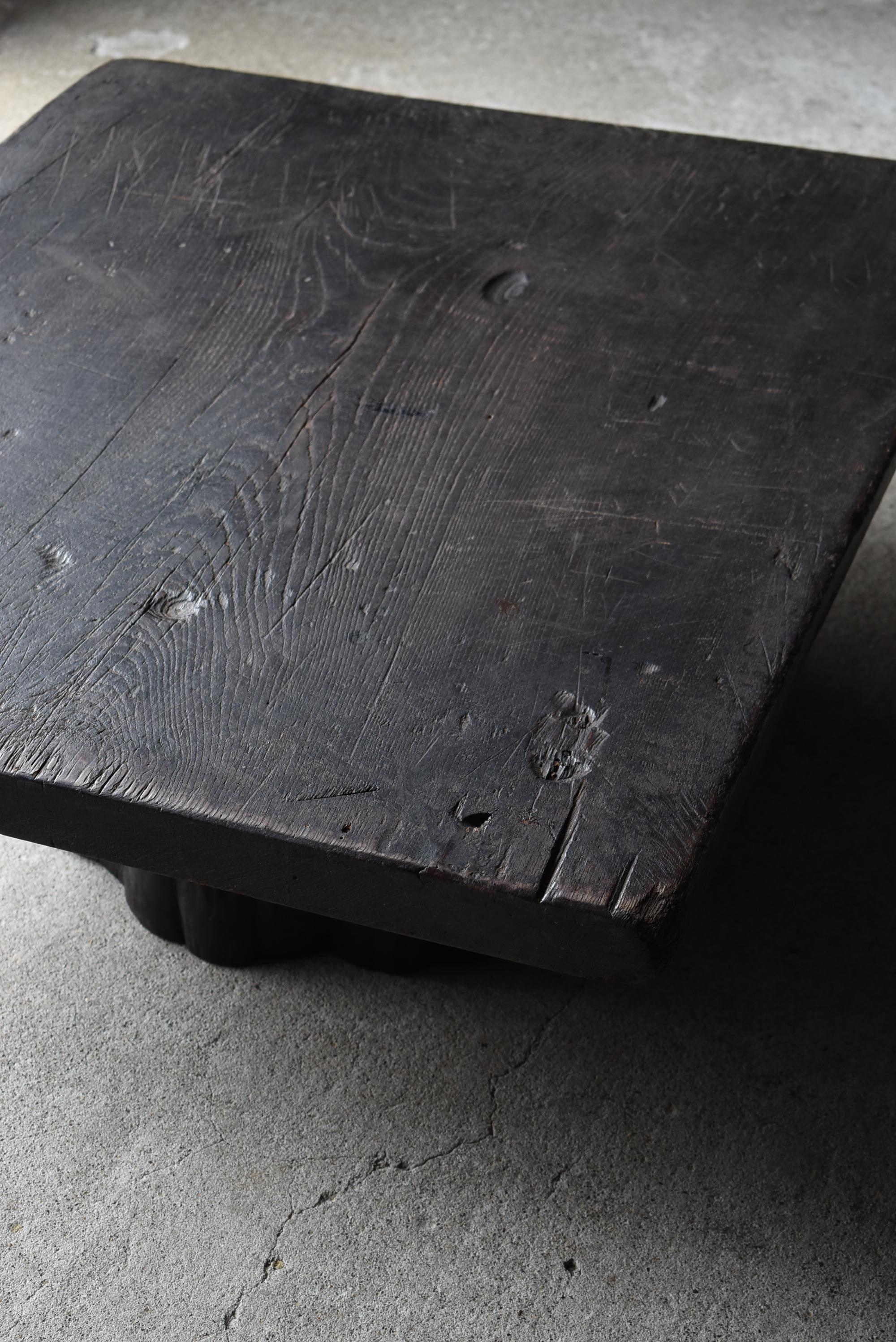 Japanese Antique Low Table 1860s-1920s / Sofa Table Side Table Wabi Sabi Madera en venta