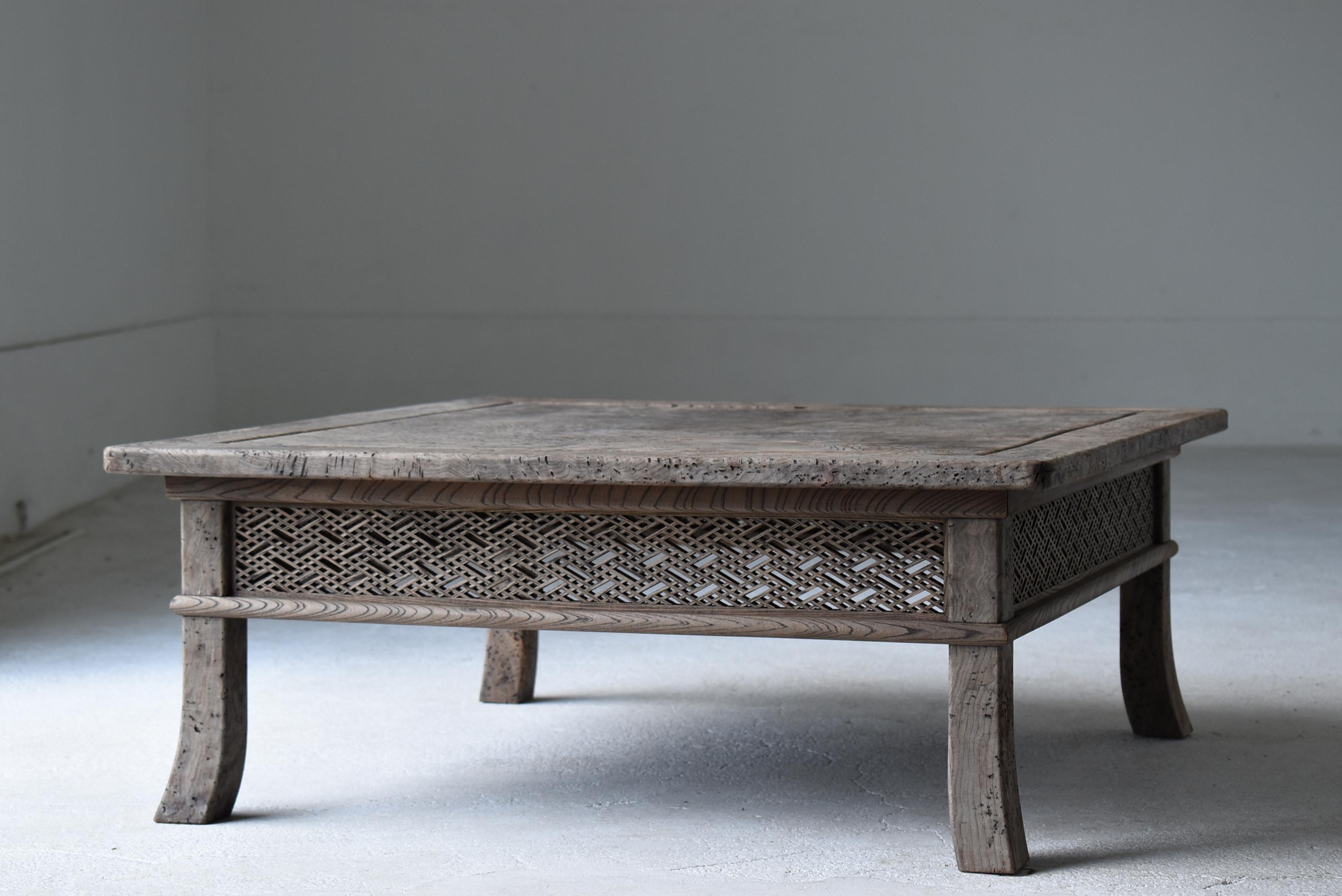 Japanese Antique Low Table 1860s-1920s / Sofa Table Wabi Sabi For Sale 5