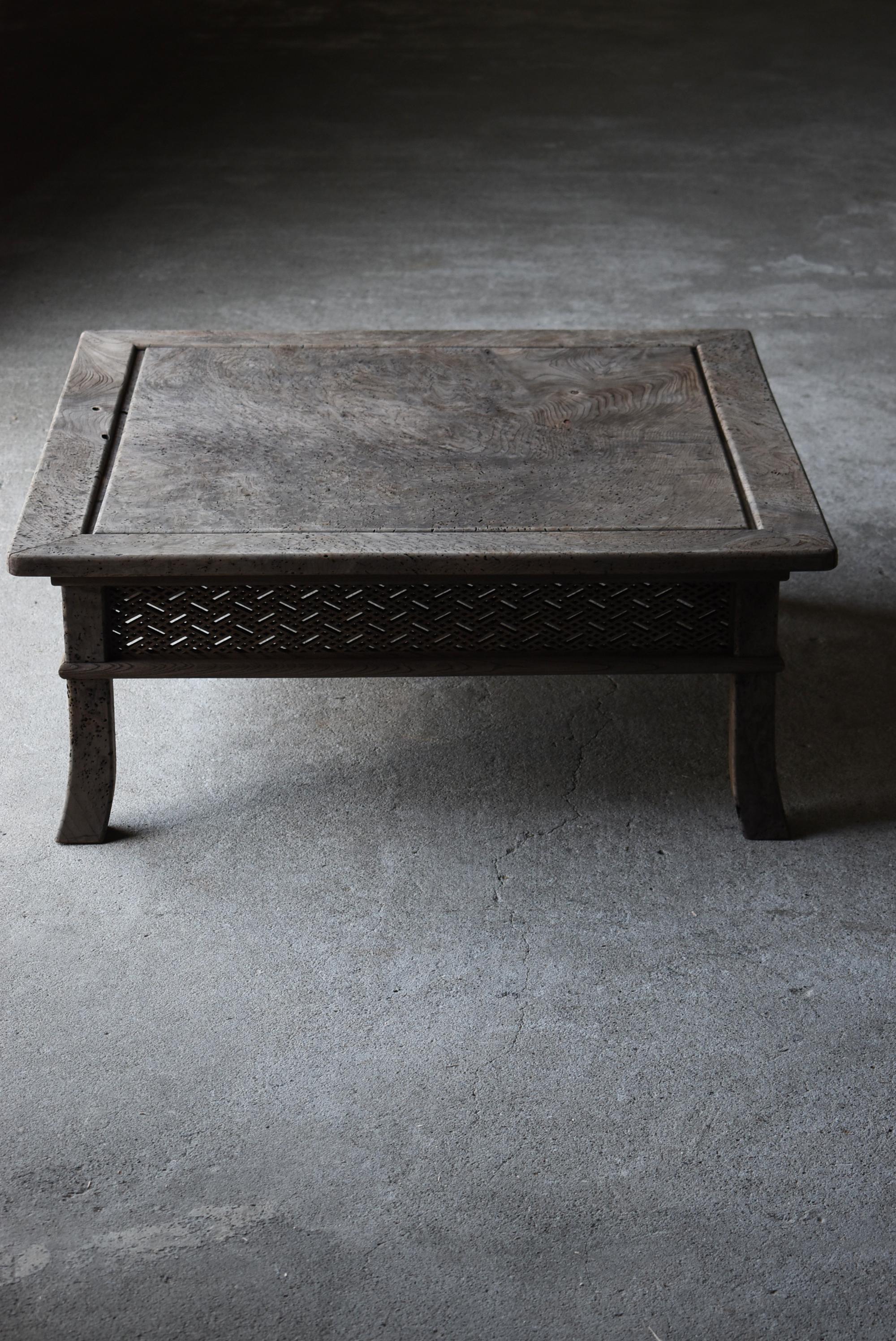 Japanese Antique Low Table 1860s-1920s / Sofa Table Wabi Sabi For Sale 11