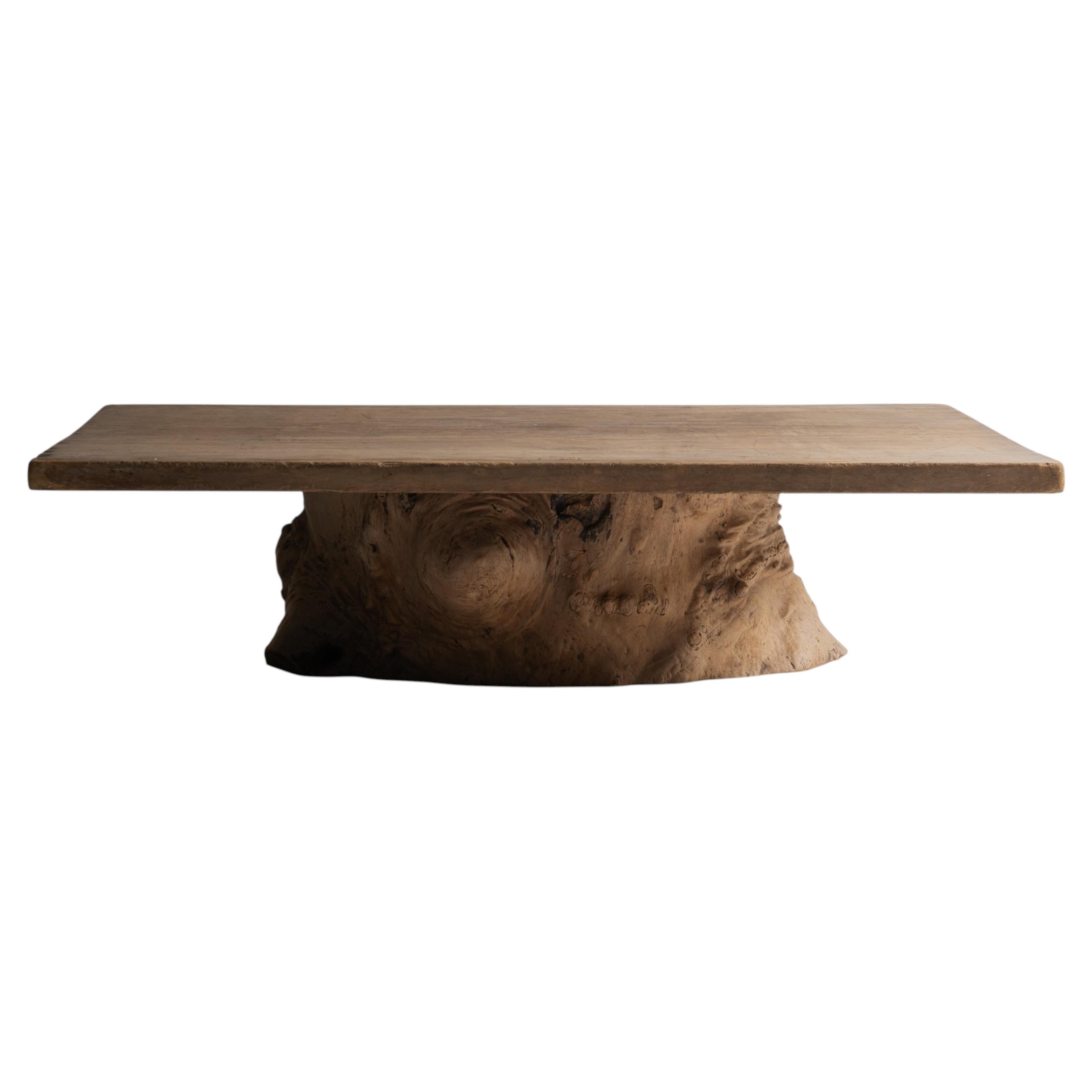 Japanese Antique Low Table 1860s-1920s / Sofa Table Wabi Sabi