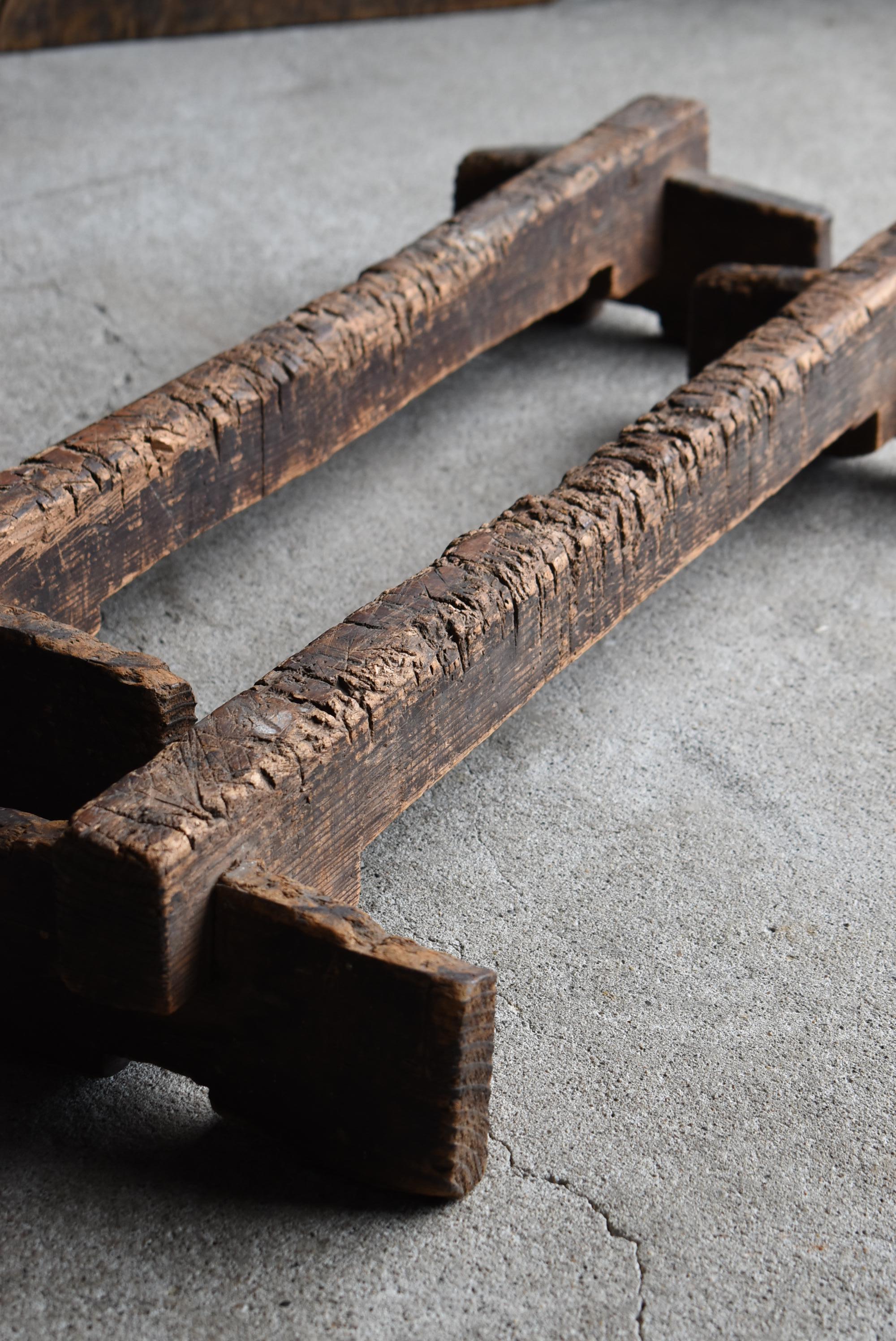 Table basse ancienne japonaise 1900s-1940s / Sofa Table Display Table Wabi Sabi en vente 4