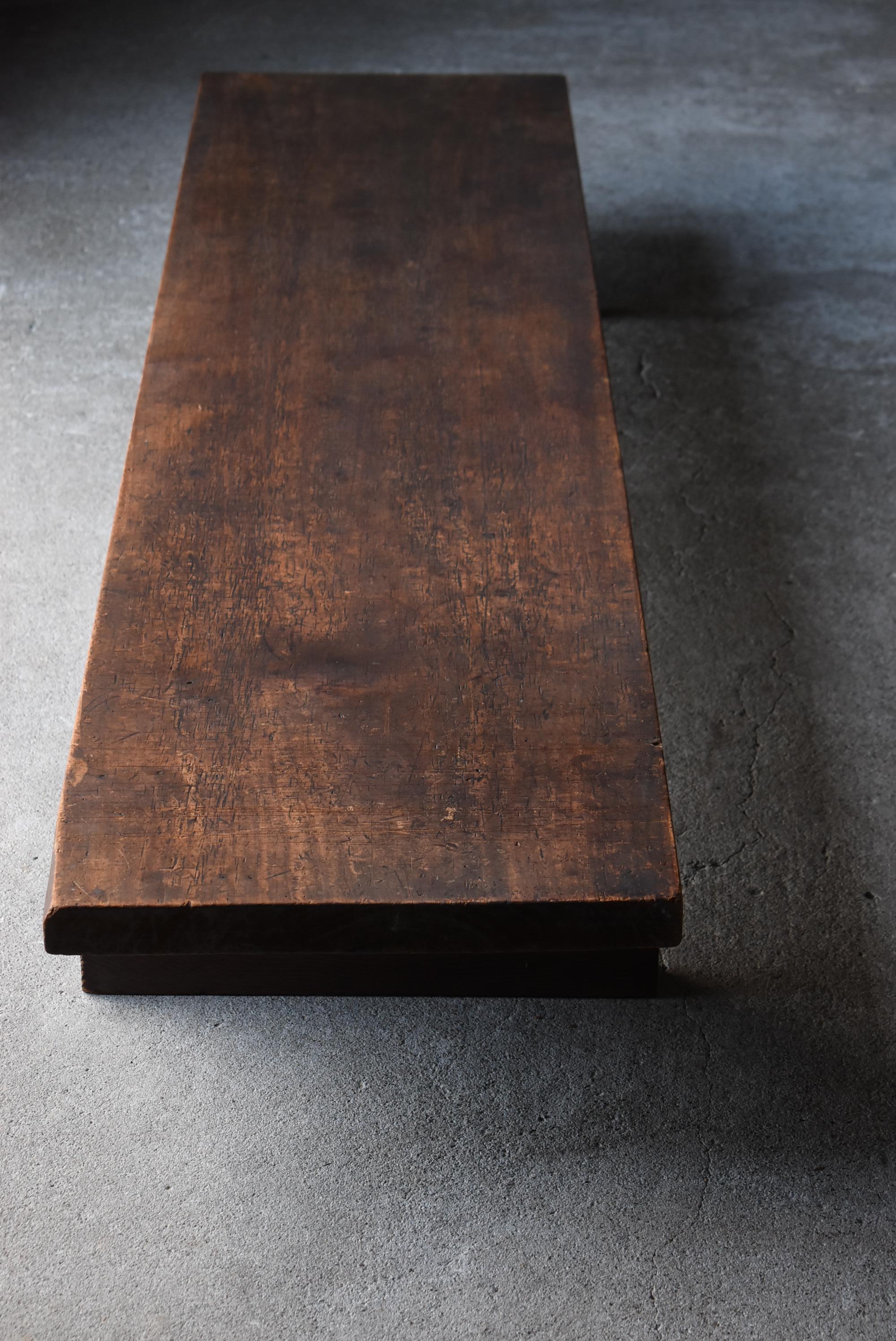 Japanese Antique Low Table 1900s-1940s / Sofa Table Side Table Wabisabi For Sale 5