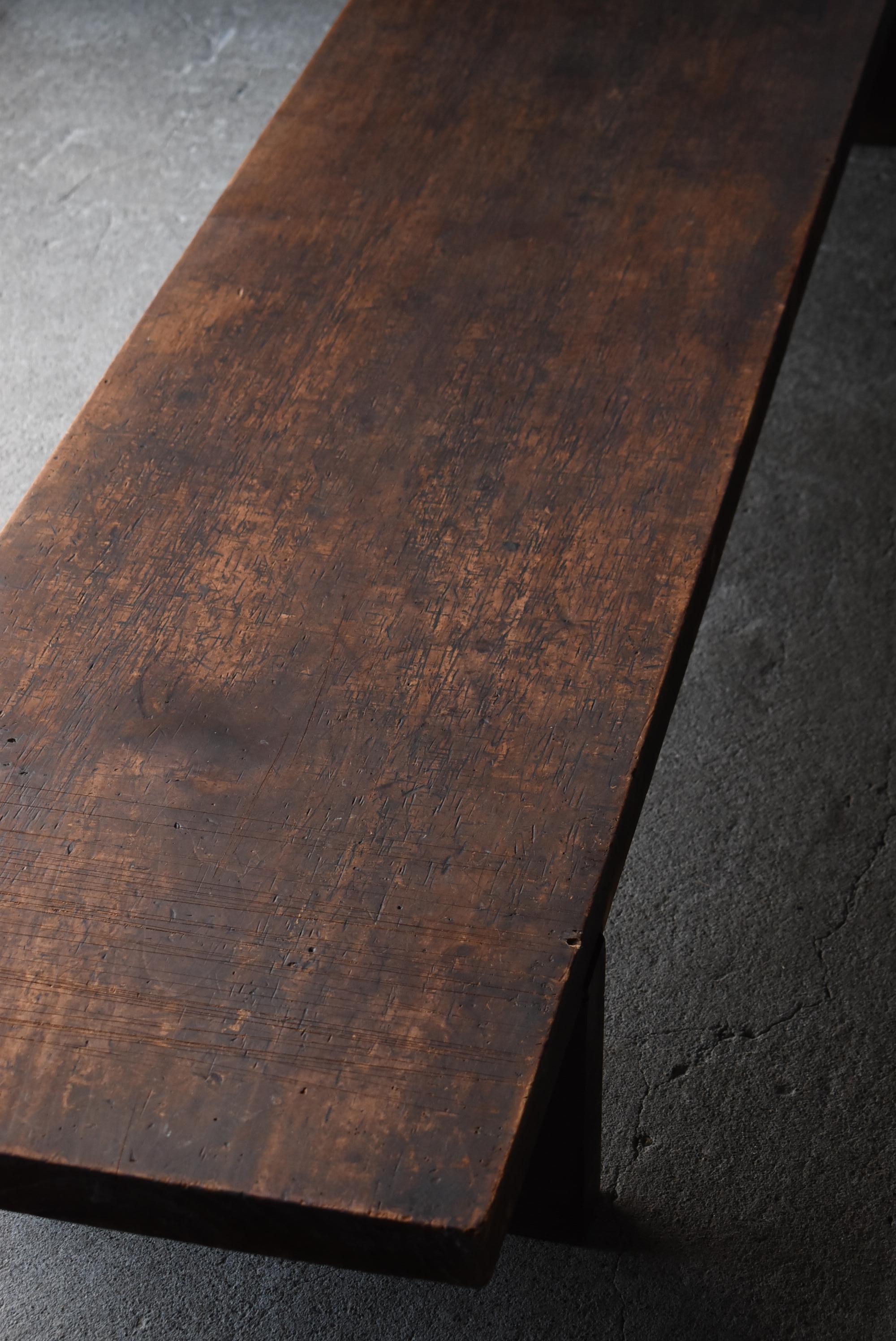 Japanese Antique Low Table 1900s-1940s / Sofa Table Side Table Wabisabi For Sale 6