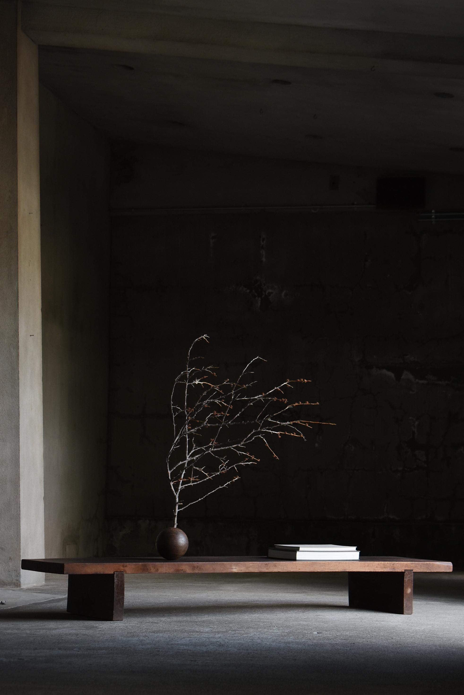 Japanese Antique Low Table 1900s-1940s / Sofa Table Side Table Wabisabi For Sale 10