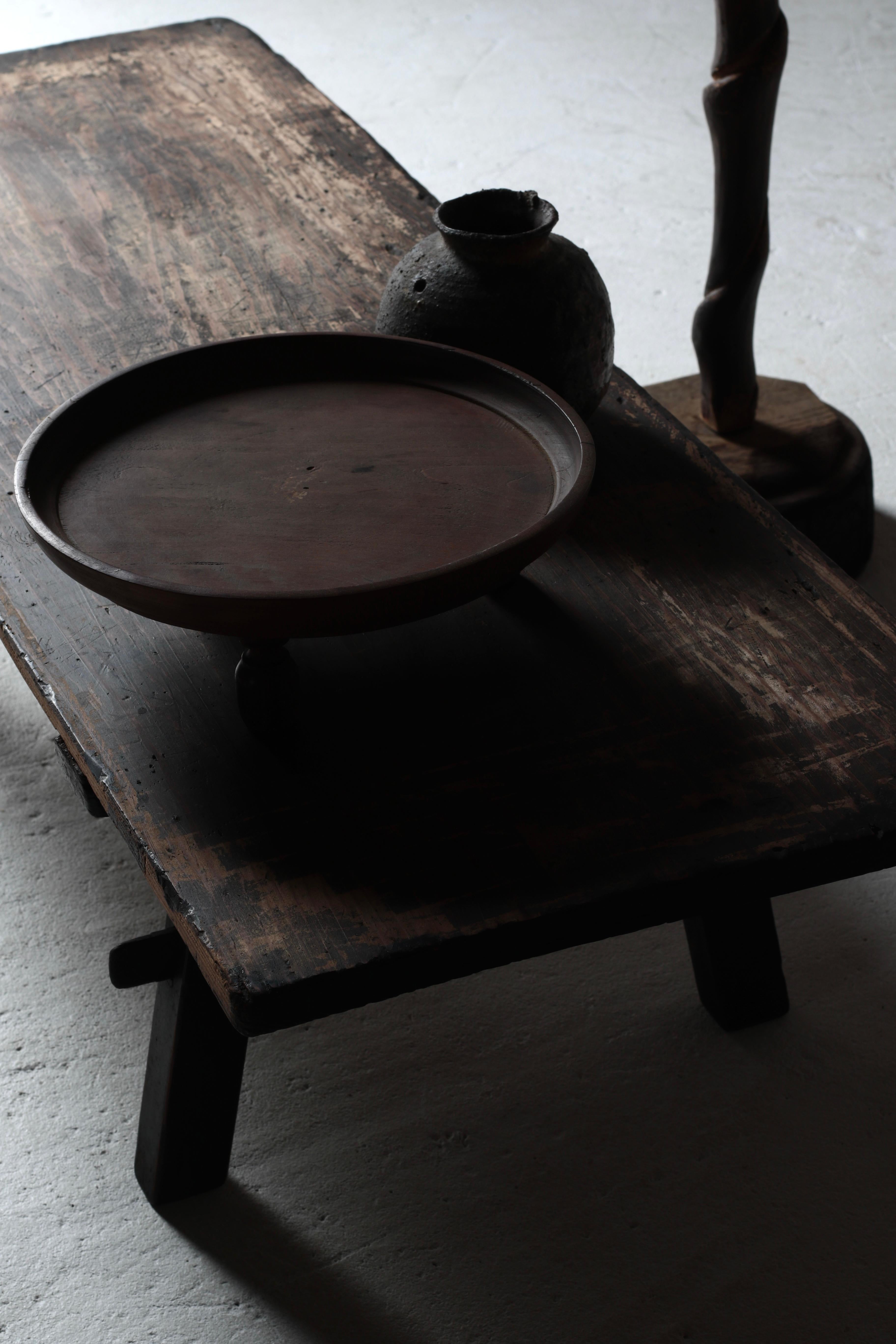 Japanischer antiker niedriger Tisch / Couchtisch / 1868-1912er / Wabi-sabi Mingei im Angebot 3