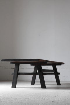Japanese Antique Low Table / Coffee Table / 1868-1912s / Wabi-sabi Mingei