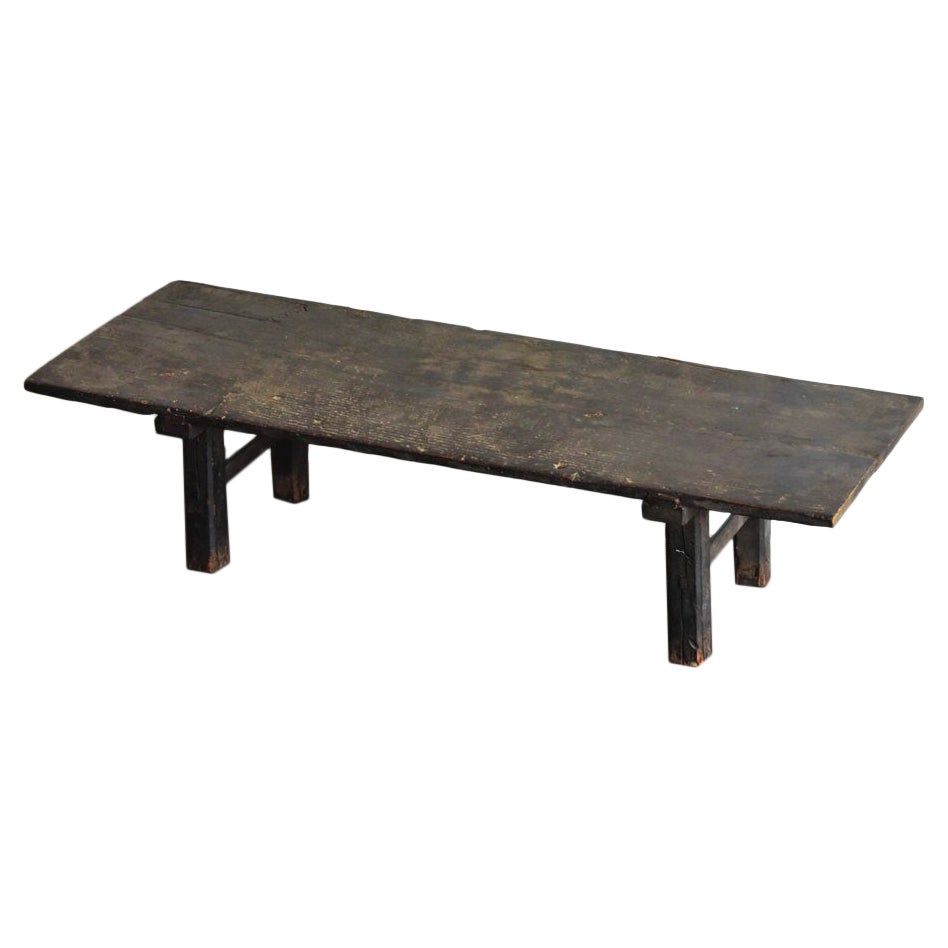 Japanese Antique Low Table/Edo Period 1800s /Wabi-Sabi Table