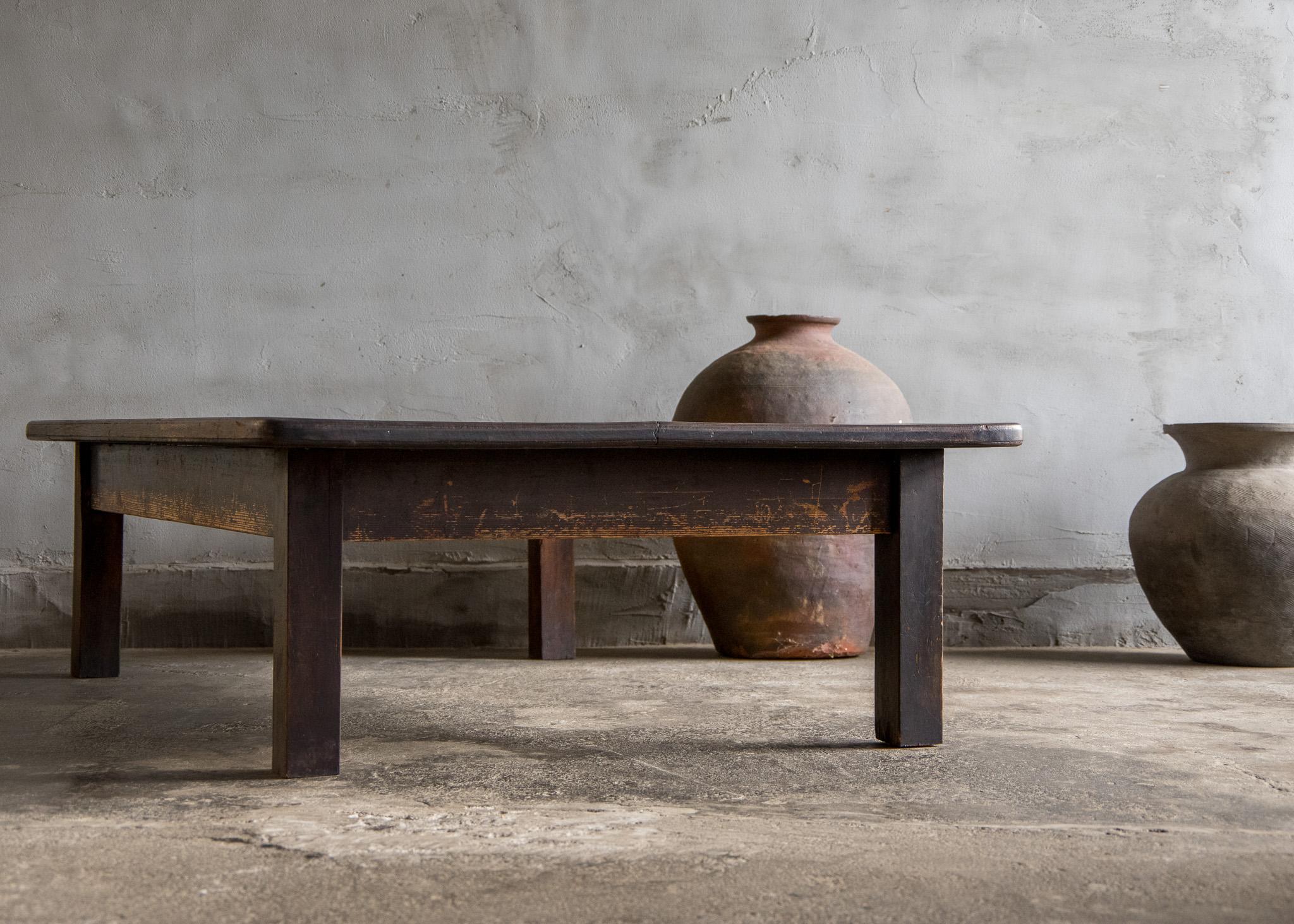 Japanese Antique Low Table, Late Meiji Era'1868-1912'Wabi Sabi For Sale 6