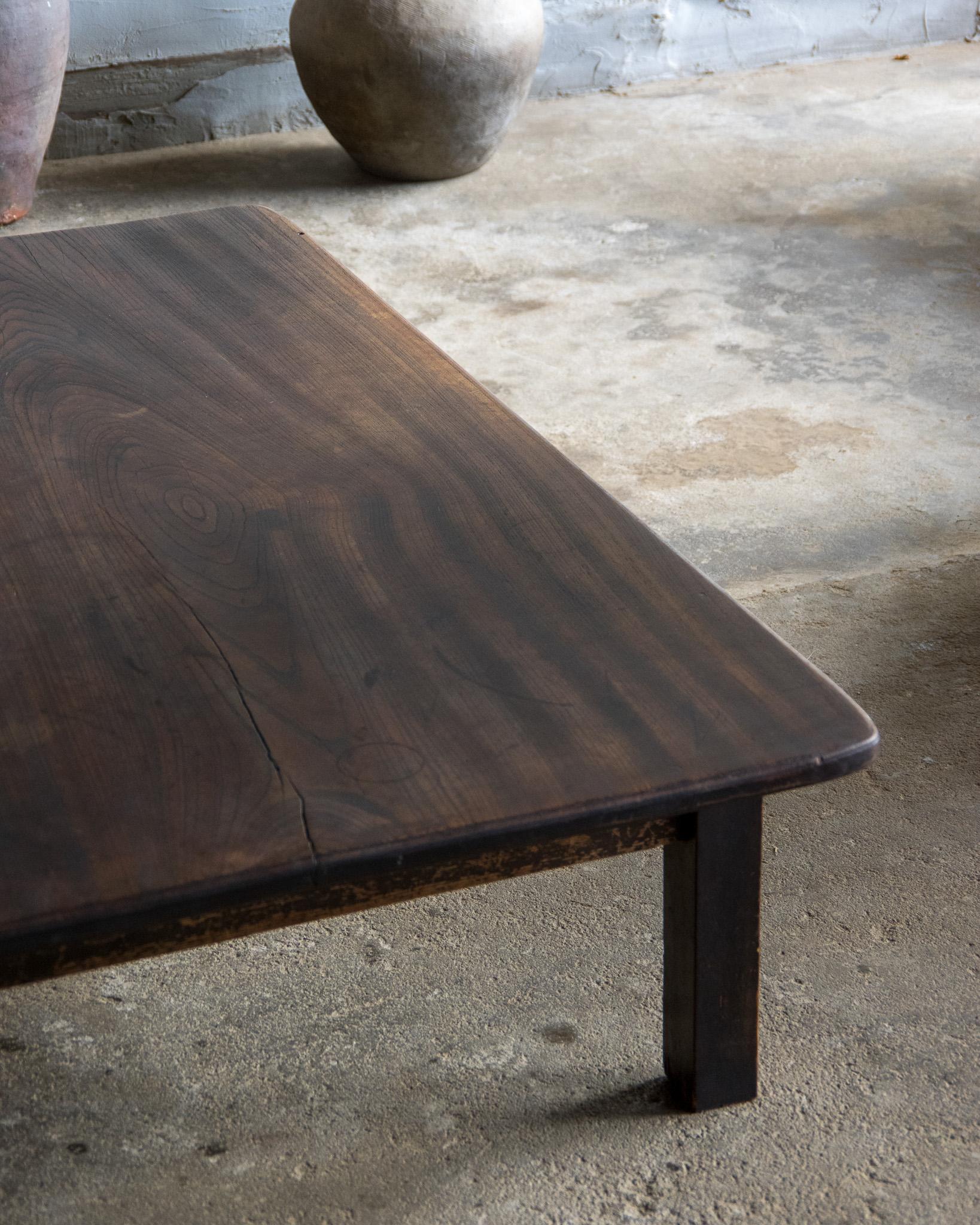 Japanese Antique Low Table, Late Meiji Era'1868-1912'Wabi Sabi For Sale 10