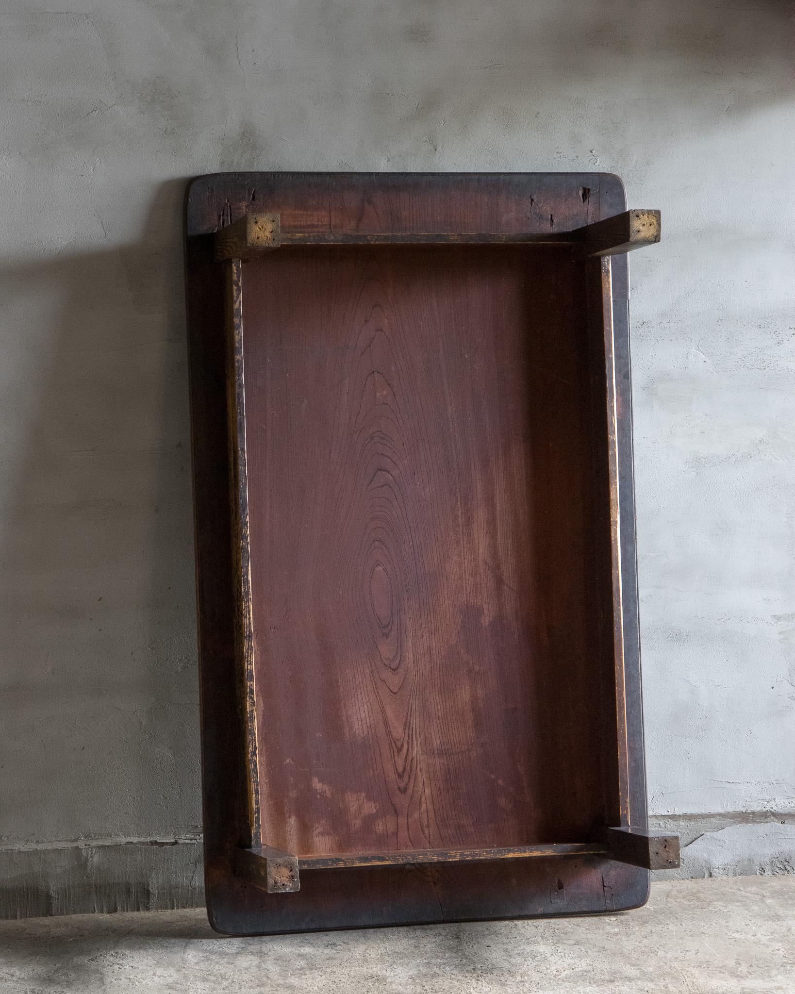Japanese Antique Low Table, Late Meiji Era'1868-1912'Wabi Sabi For Sale 14