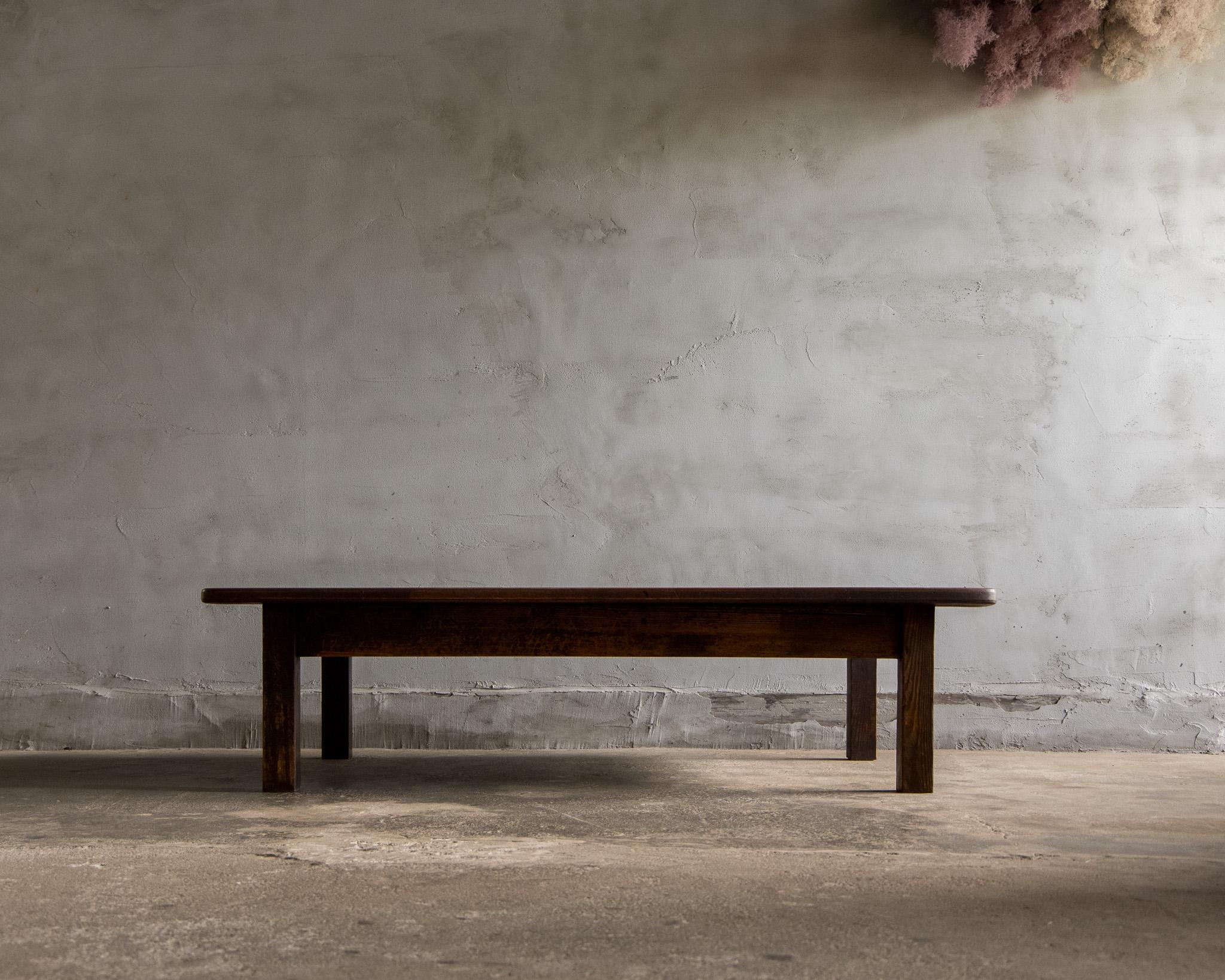 Japanese Antique Low Table, Late Meiji Era'1868-1912'Wabi Sabi For Sale 1