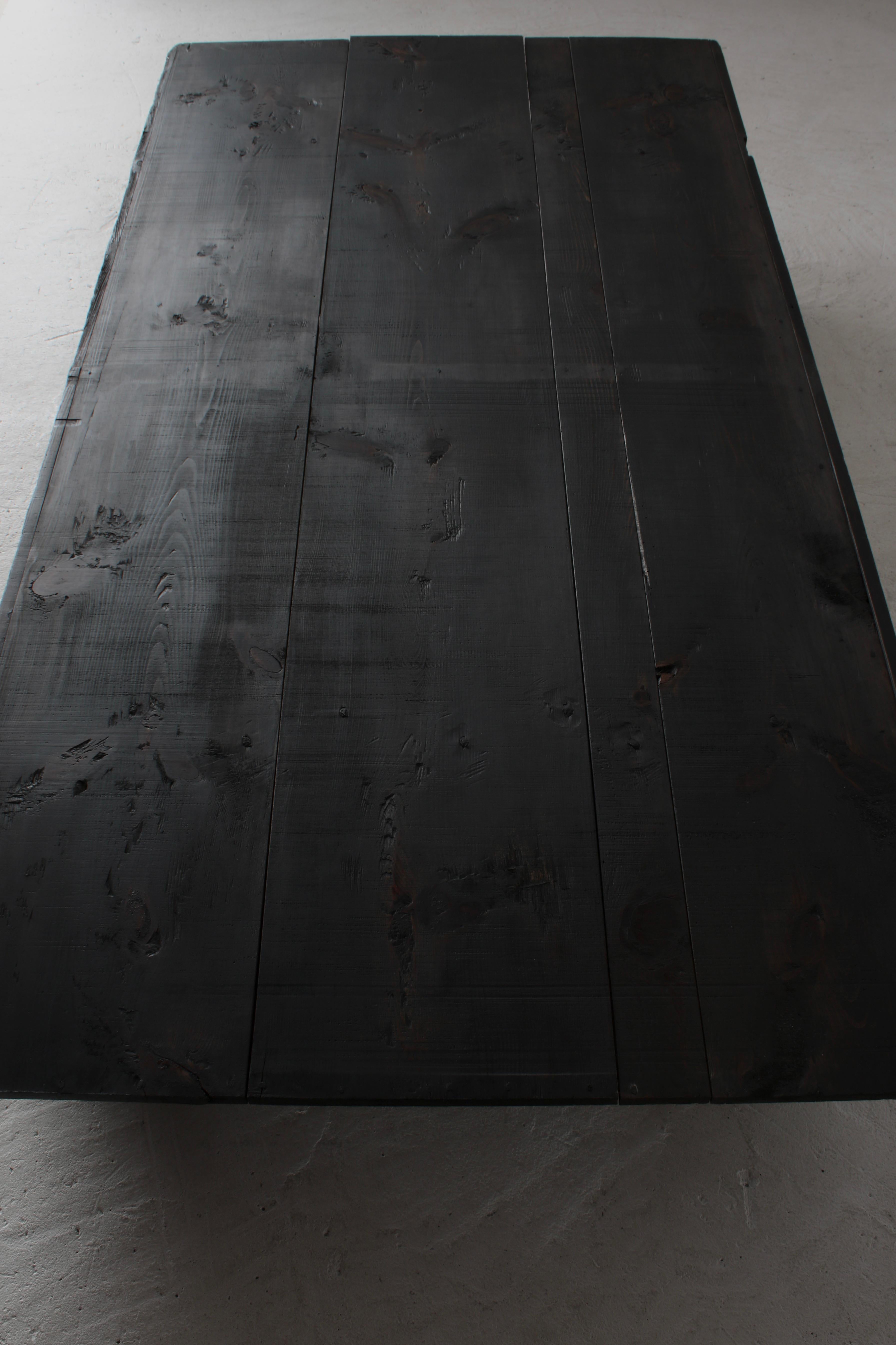 Japanischer antiker niedriger Tisch / Sofatisch / 1800-1868er / Wabi-Sabi Mingei im Angebot 7