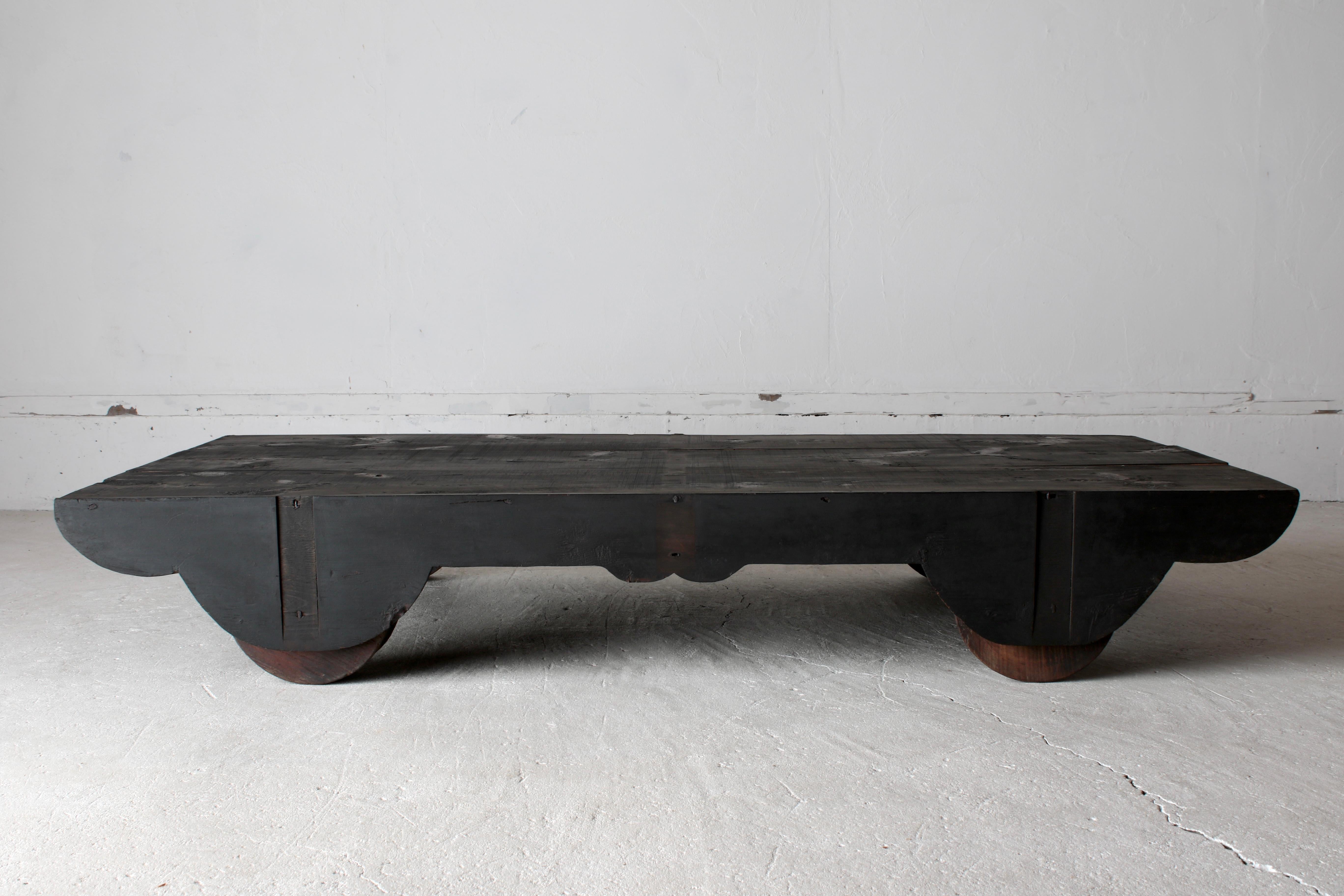Japanischer antiker niedriger Tisch / Sofatisch / 1800-1868er / Wabi-Sabi Mingei im Angebot 10