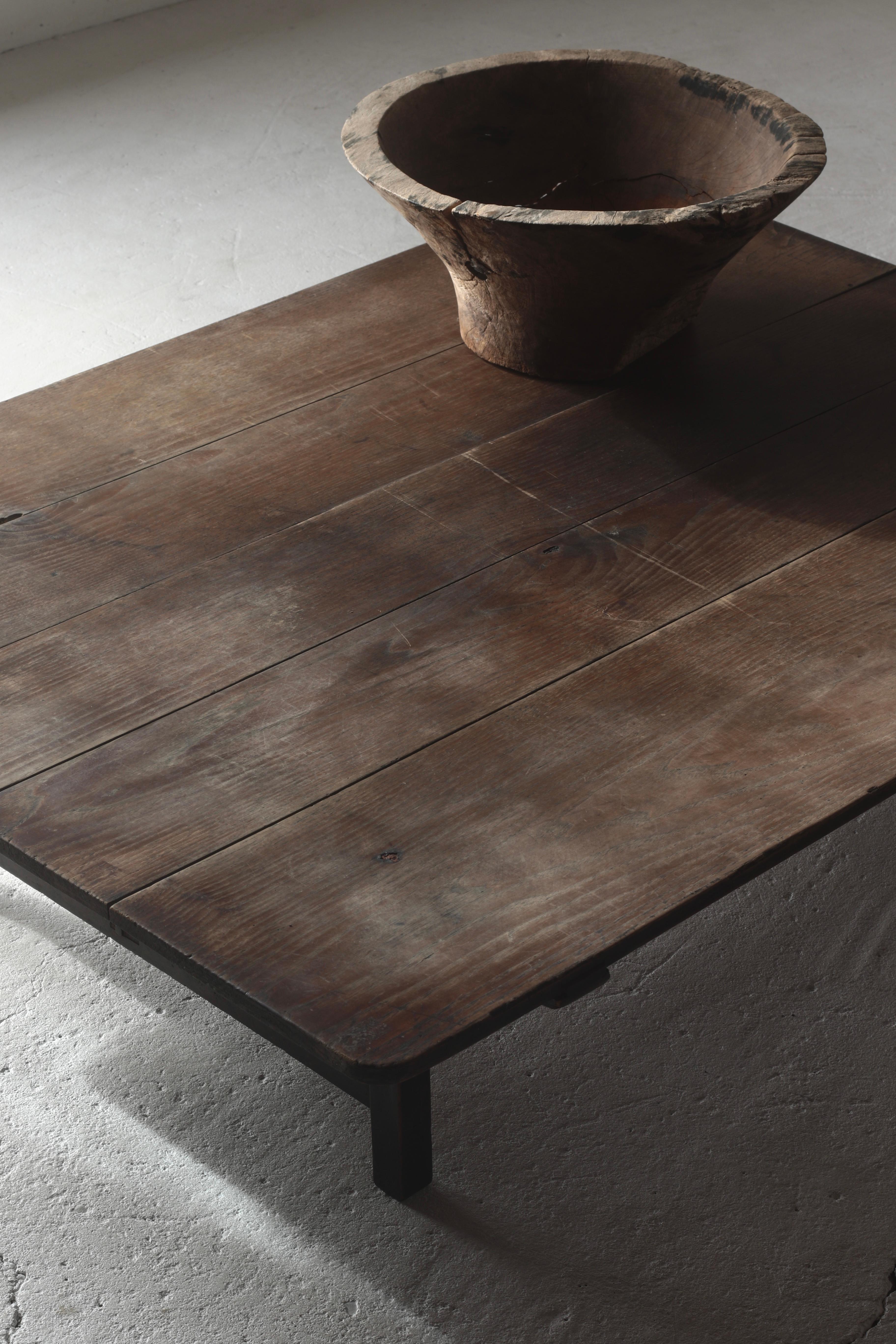 Japanese Antique Low Table / Sofa Table Coffee Table  / 1912-1926s Wabi-sabi 10