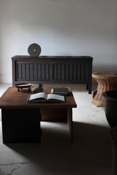 Japanese Antique Low Table / Sofa Table Coffee Table / 1868-1912s Wabi-Sabi