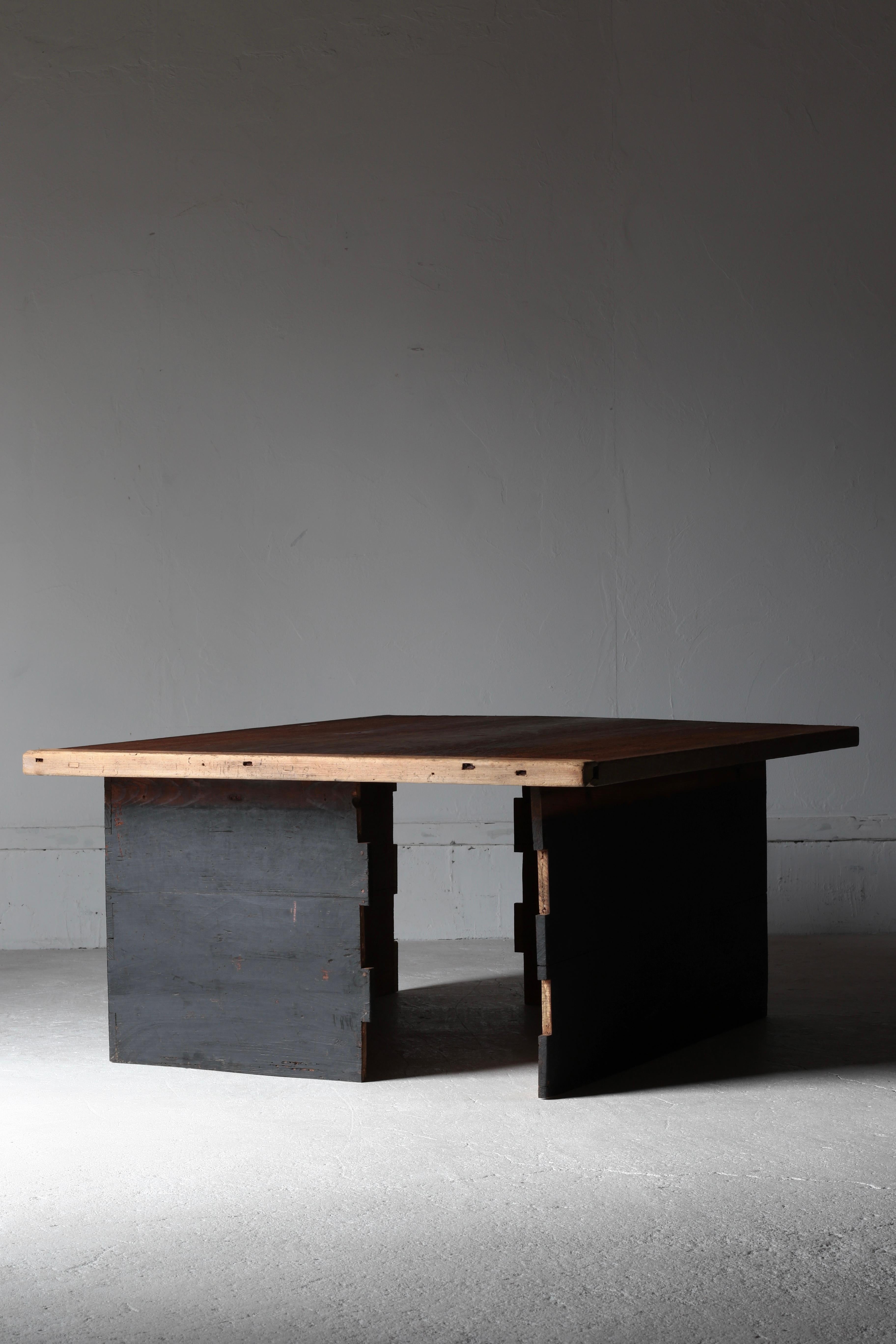 Japanese Antique Low Table / Sofa Table Coffee Table / 1868-1912s Wabi-Sabi For Sale 13