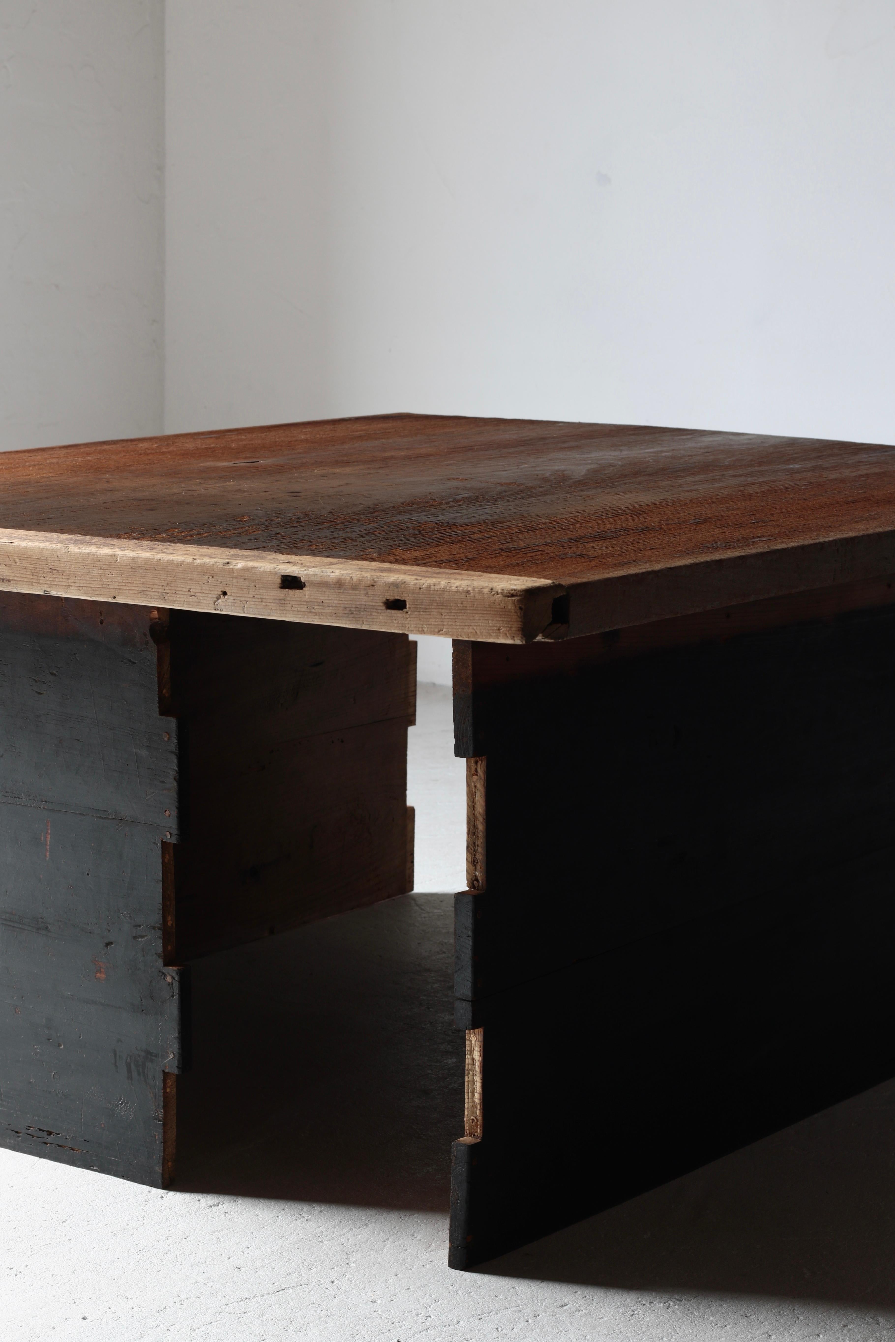 Japanese Antique Low Table / Sofa Table Coffee Table / 1868-1912s Wabi-Sabi For Sale 1