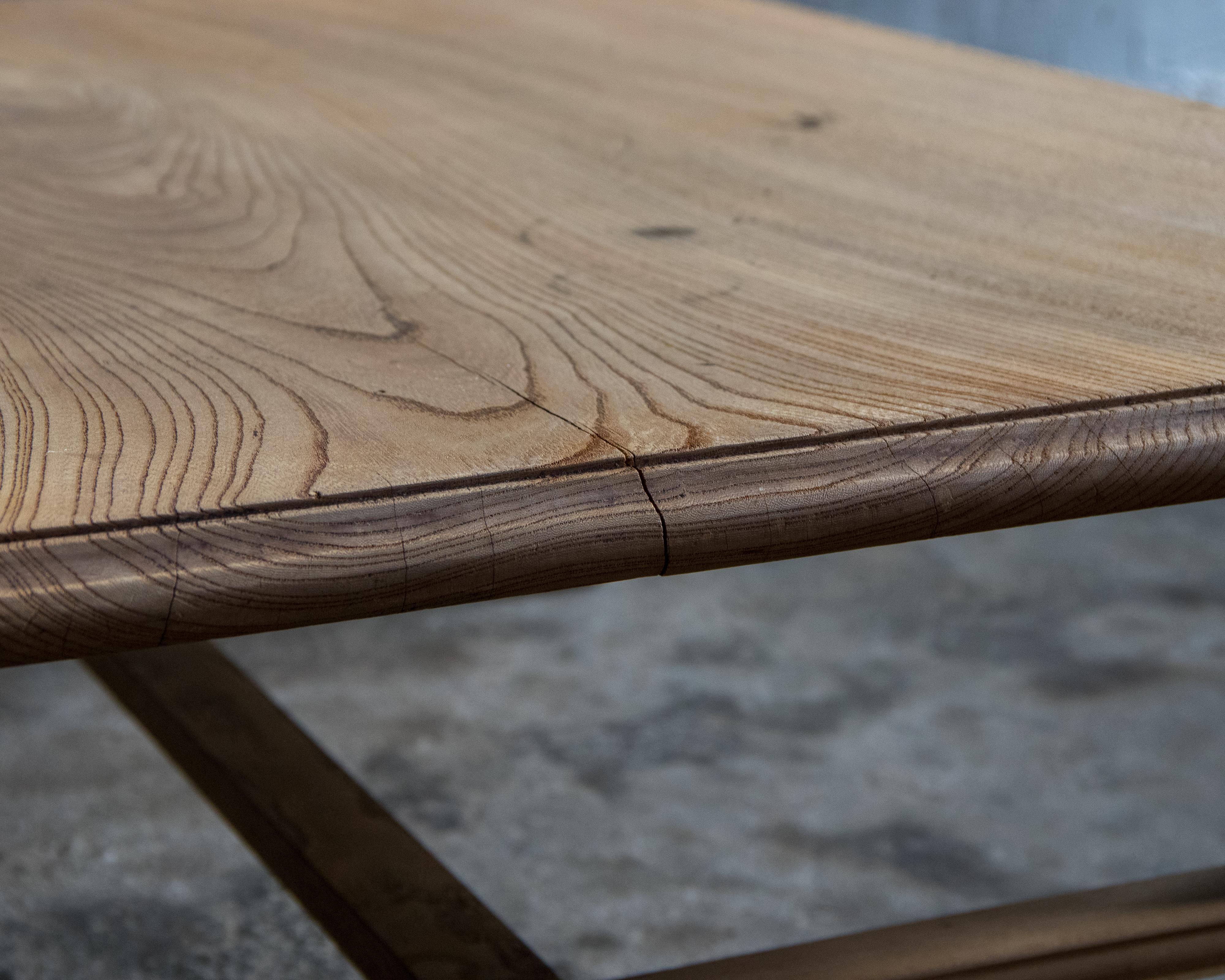 Japanese Antique Low Table, Taisho Era (1912–1926), Wabi Sabi For Sale 10