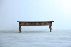 Japanischer antiker niedriger Tisch, Wabi Sabi
