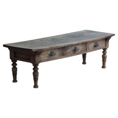 Japanese Antique Low Table, Wabi Sabi