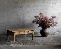 Mesa Baja Antigua Japonesa "Fuzukue", Era Meiji'1868-1912', Wabi Sabi