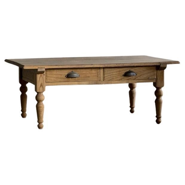 Japanese Antique Low Table"Fuzukue", Meiji Era'1868-1912', Wabi Sabi