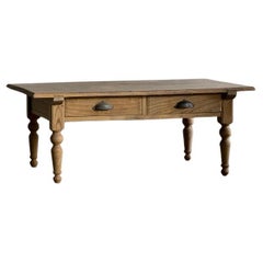 Japanese Antique Low Table"Fuzukue", Meiji Era'1868-1912', Wabi Sabi