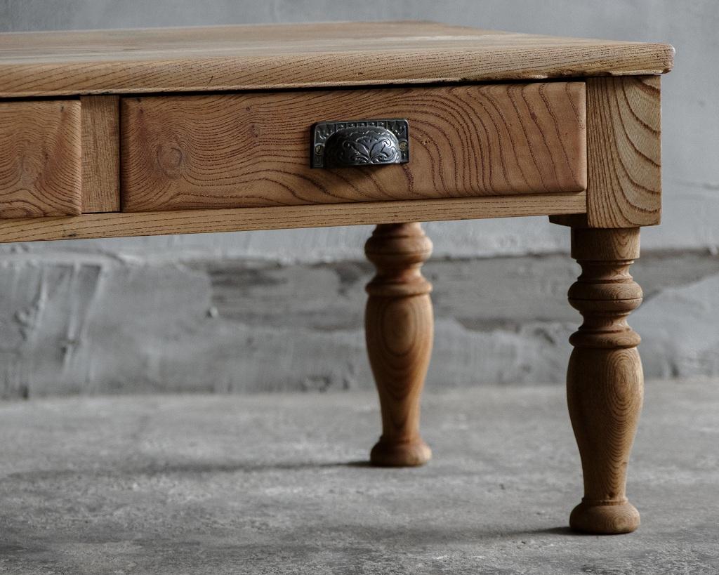Japanese Antique Low Writing Desk, Taisho Era'1912-1926', Wabi Sabi 5