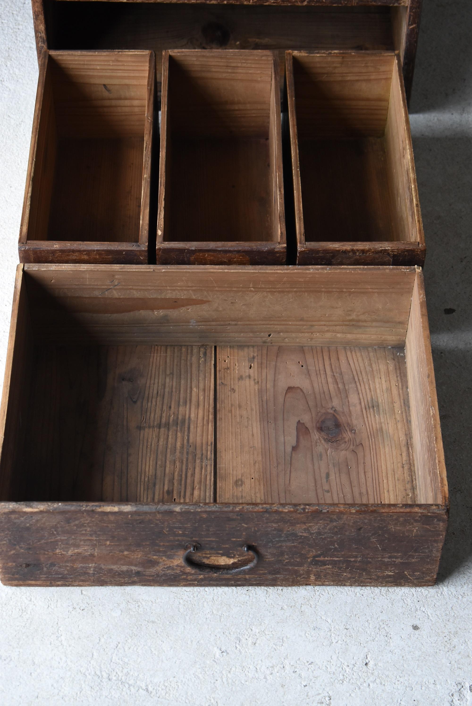 Japanese Antique Medicine Chest 1860s-1900s/Chests of Drawers Cabinet Mingei 2
