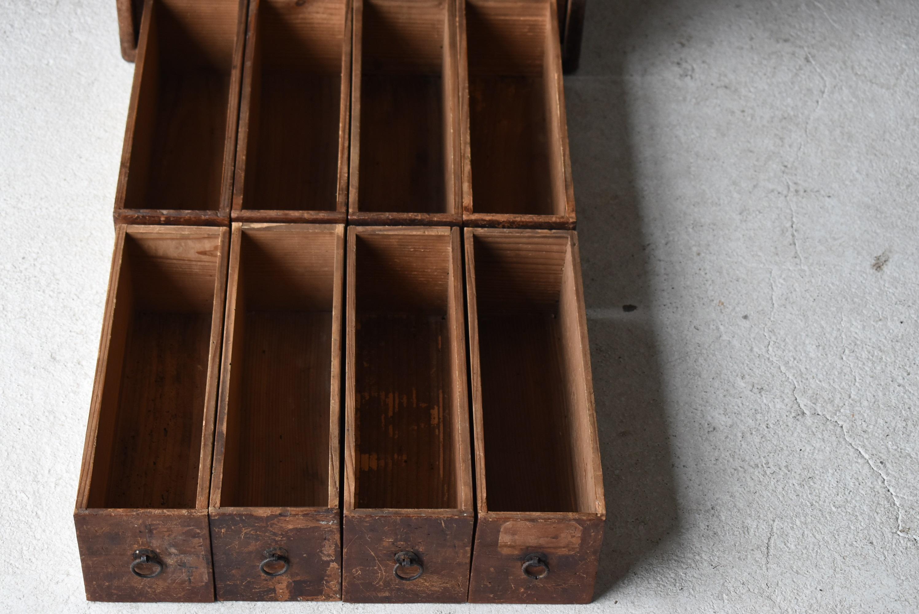 Japanese Antique Medicine Chest 1860s-1900s/Chests of Drawers Cabinet Mingei 3