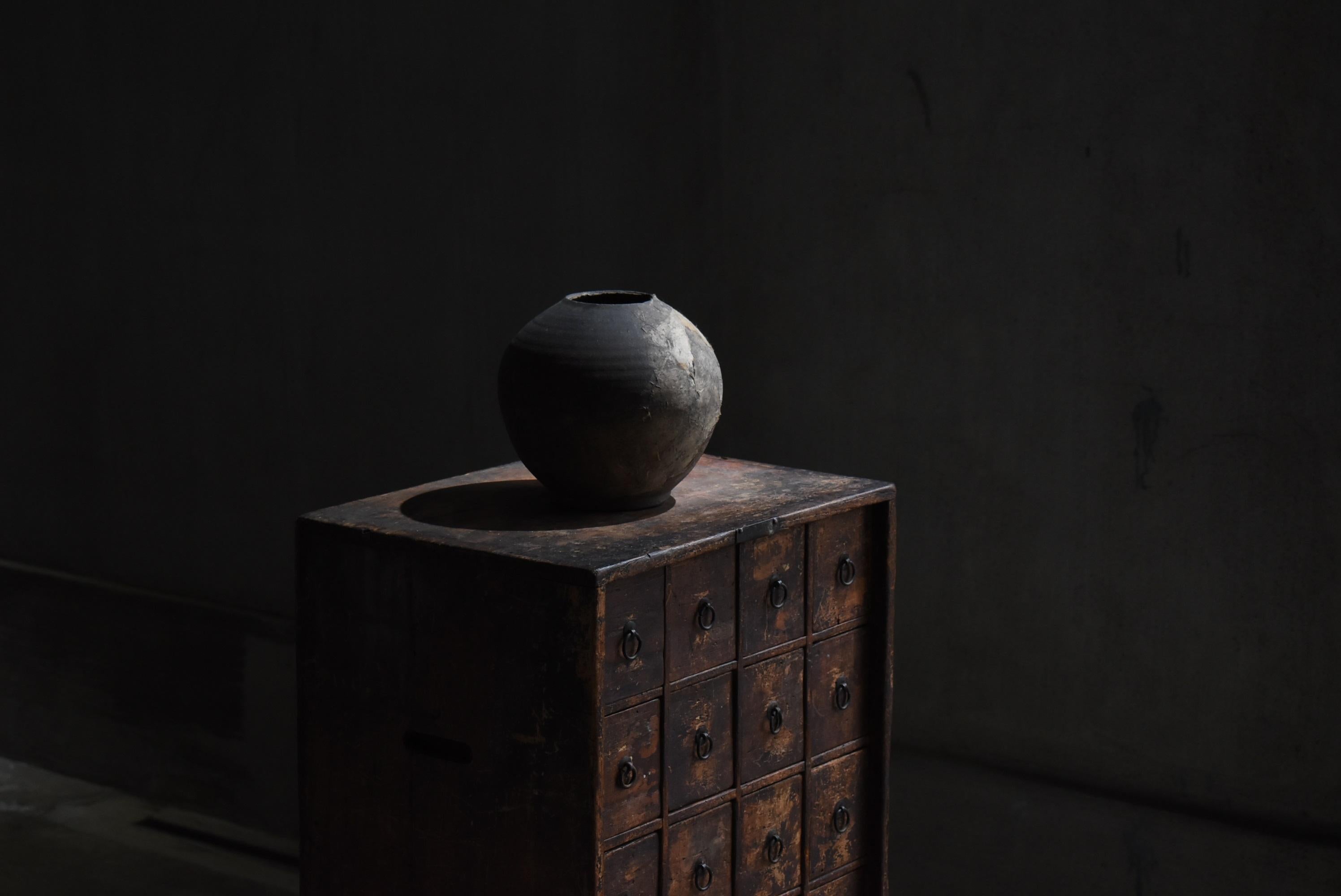 Japanese Antique Medicine Chest 1860s-1900s/Chests of Drawers Cabinet Mingei 10