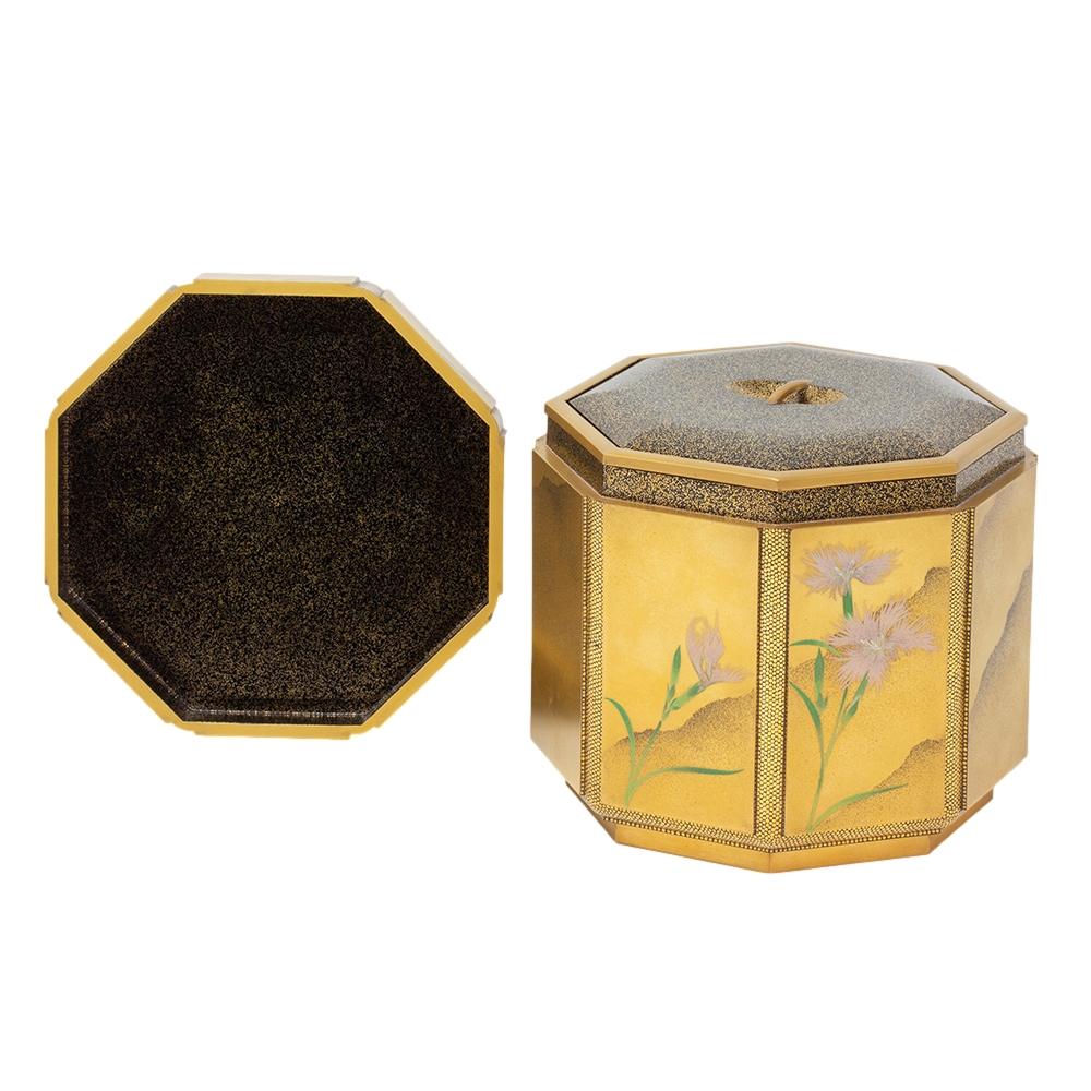 Japanese Antique Meiji Period Lacquer Hokai Box 7